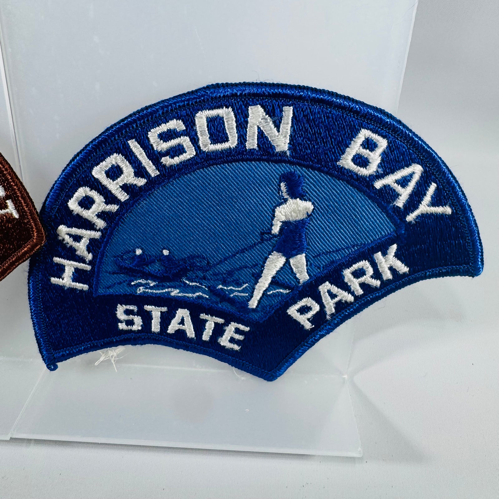 Vintage Tennessee State Park Patch Set (2) – Harrison Bay + Meeman-Shelby Forest (4x3)