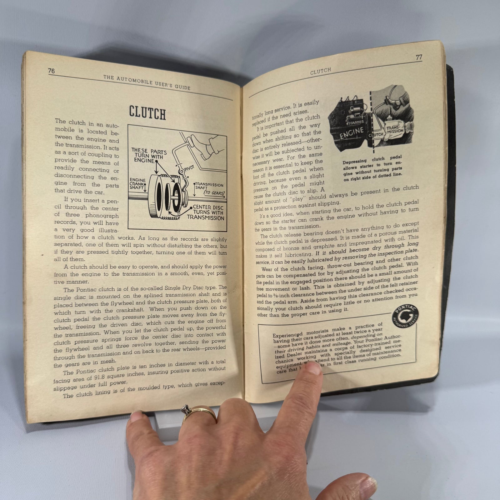 Pontiac Automobile User’s Guide Manual (1937) — Original Owner Handbook, 94 Pages