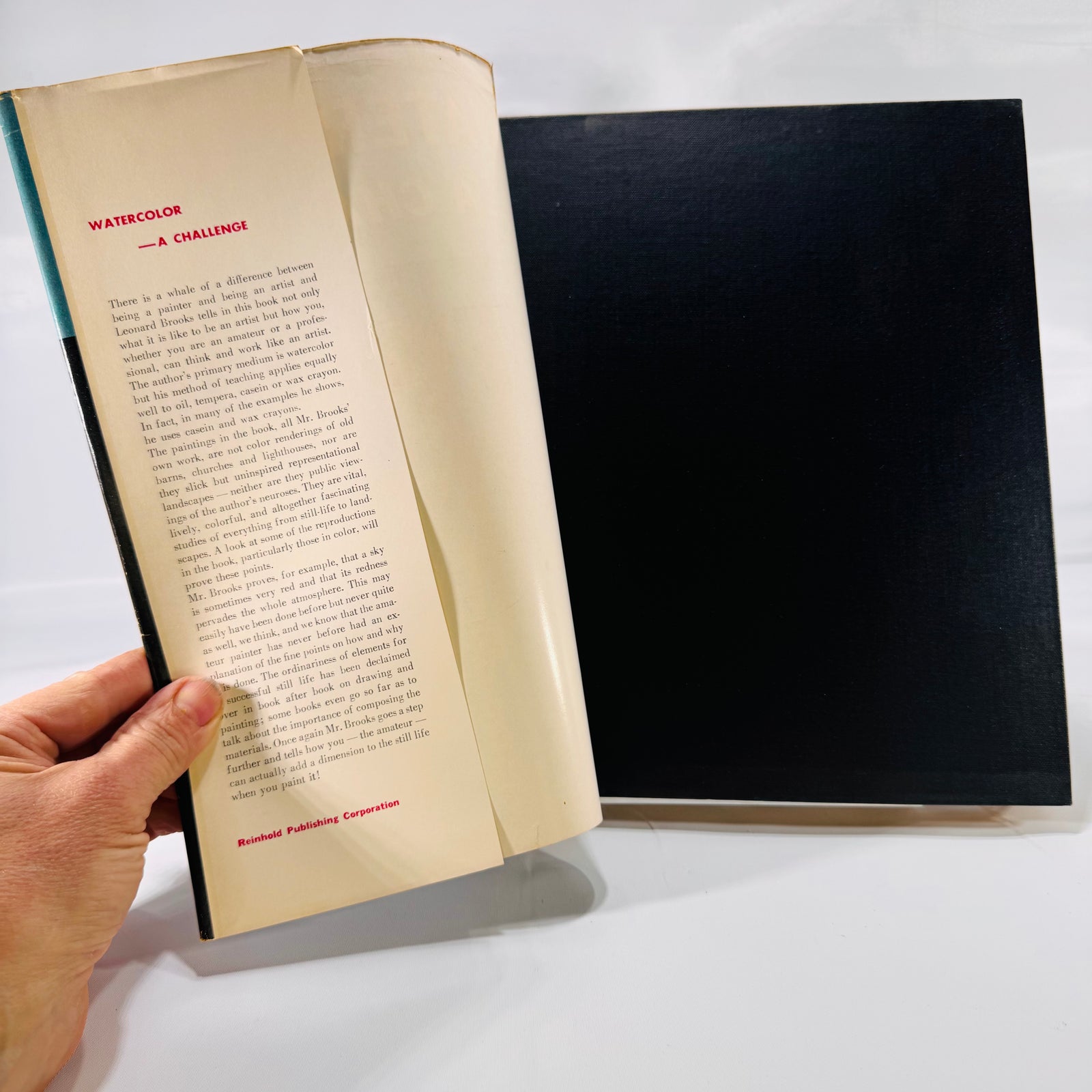 Watercolor … A Challenge (1957) | Leonard Brooks | Reinhold Art Instruction Book