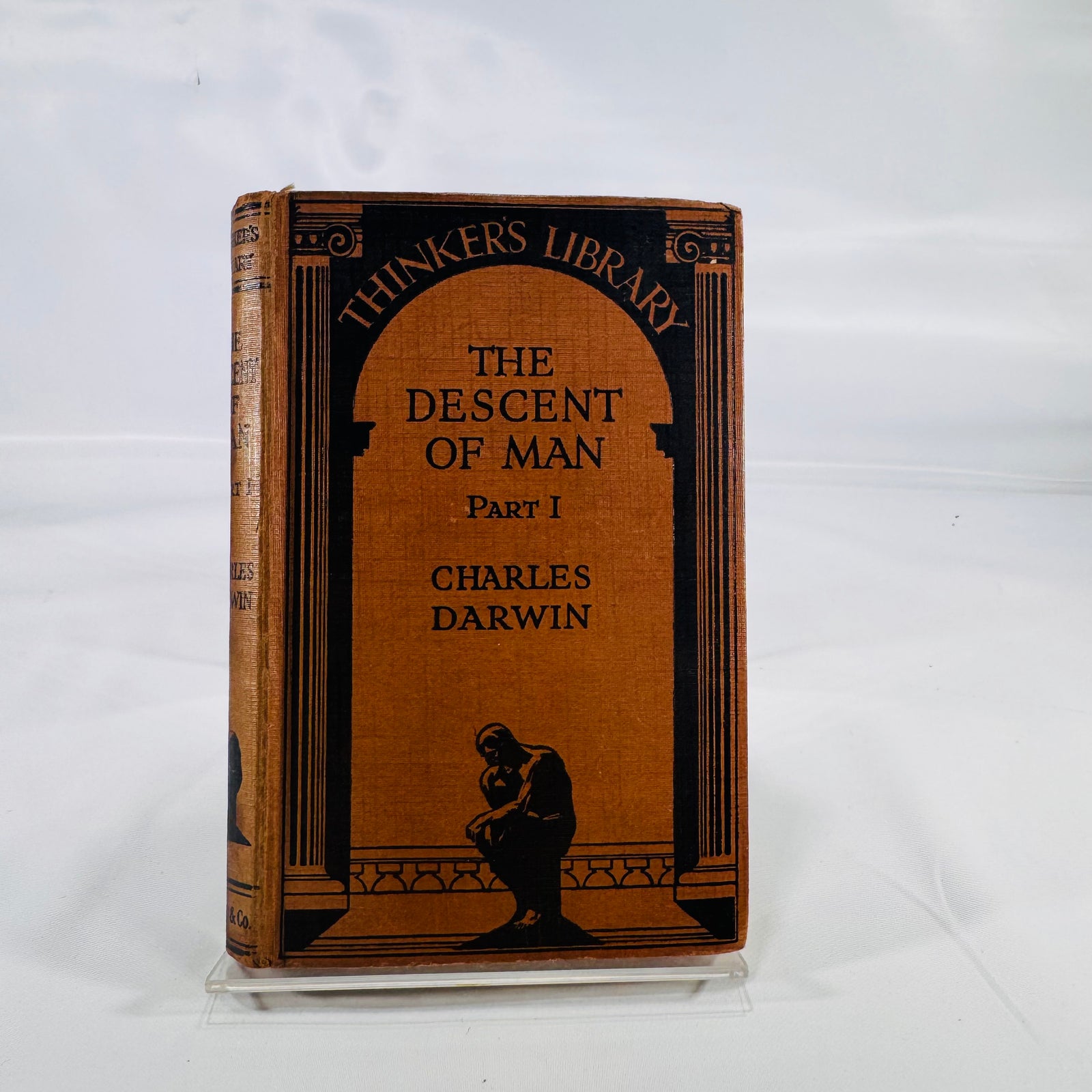 The Descent of Man 1930 Thinker's Library front cover, Charles Darwin