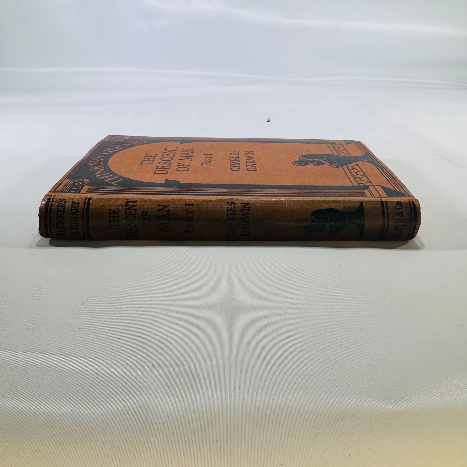 The Descent of Man 1930 spine, Thinker's Library