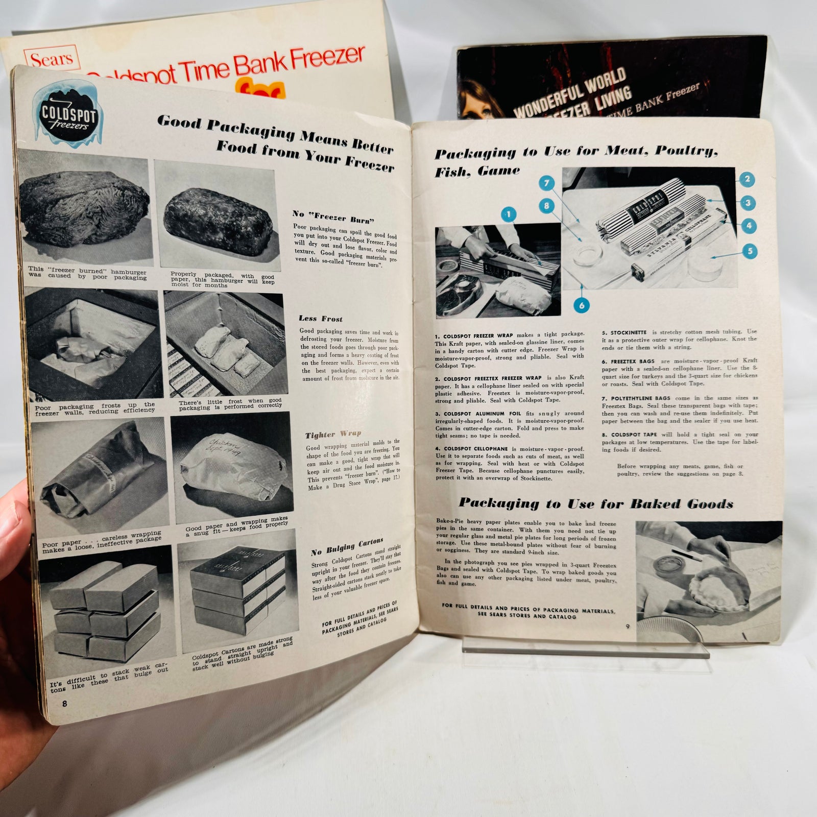 Good Packaging Means Better Food from Your Freezer pages, Sears Coldspot