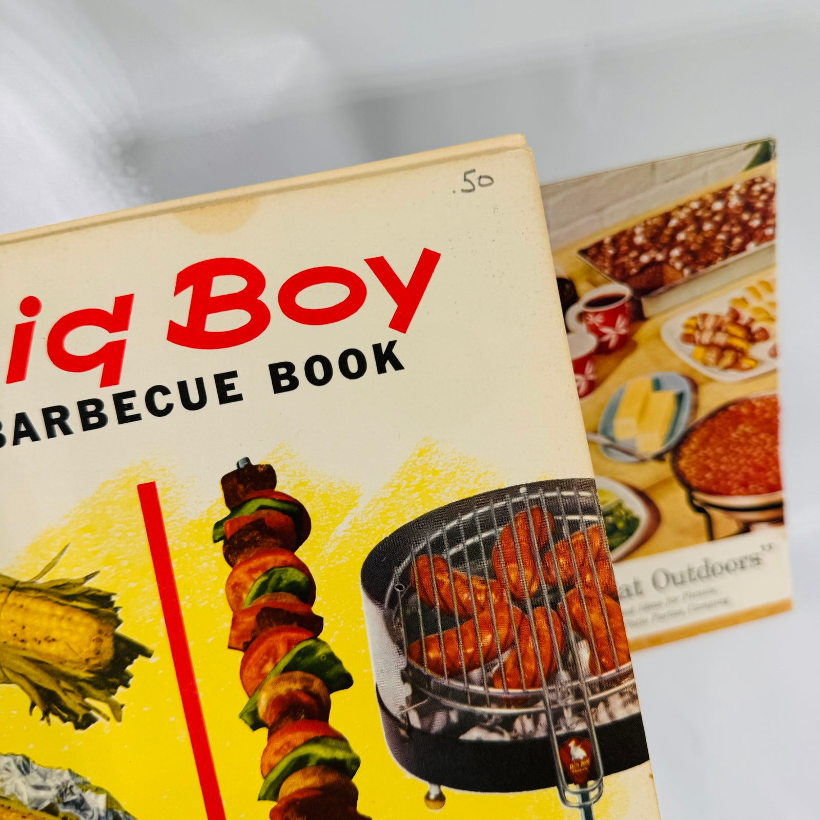 Big Boy Barbecue Book by the Tested Recipe Institute Vintage Spiral 1960 Lets Eat Outdoors American Dairy Association Pamphlet
