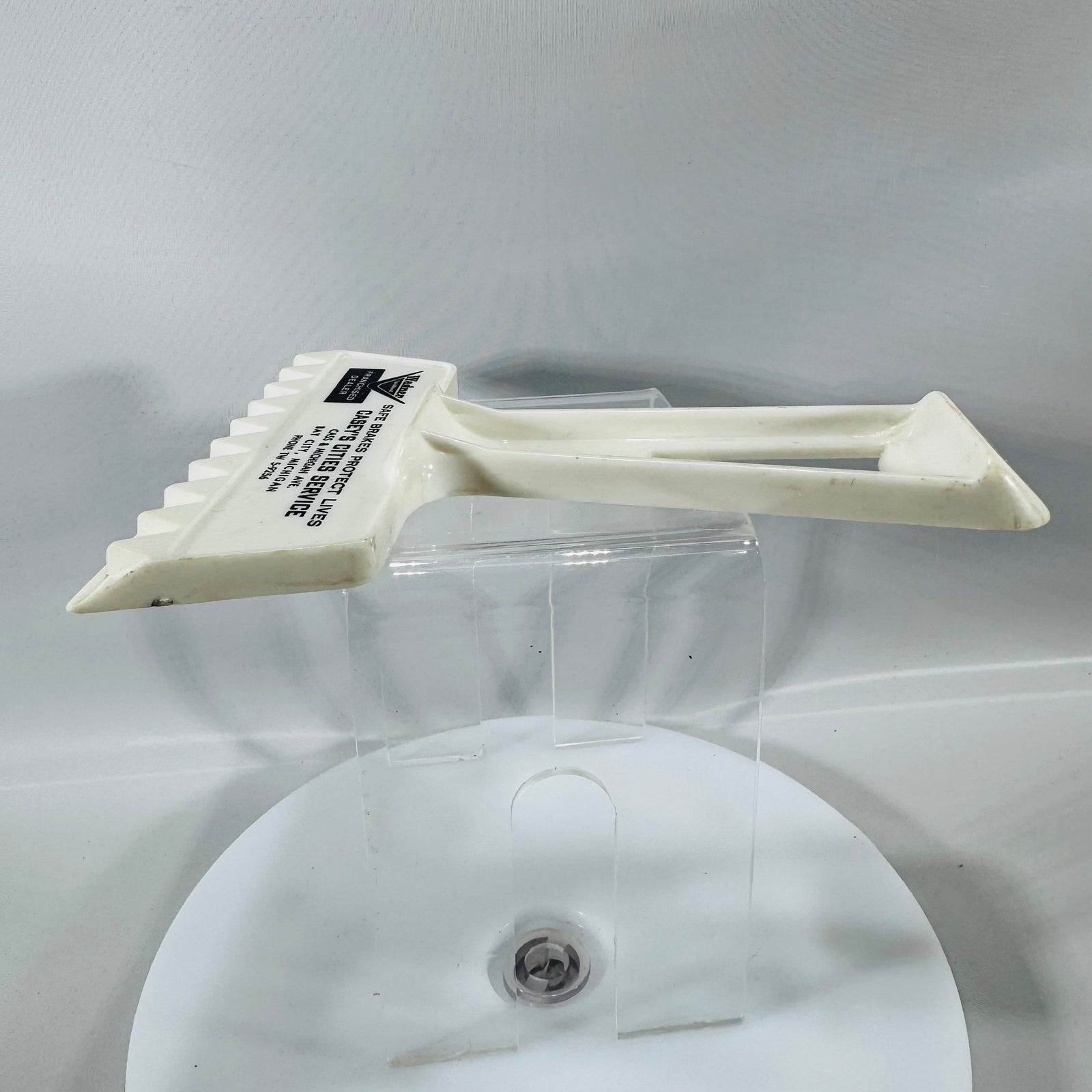 Vintage Cities Service Advertising Ice Scraper – Casey’s Cities Service Bay City, Michigan