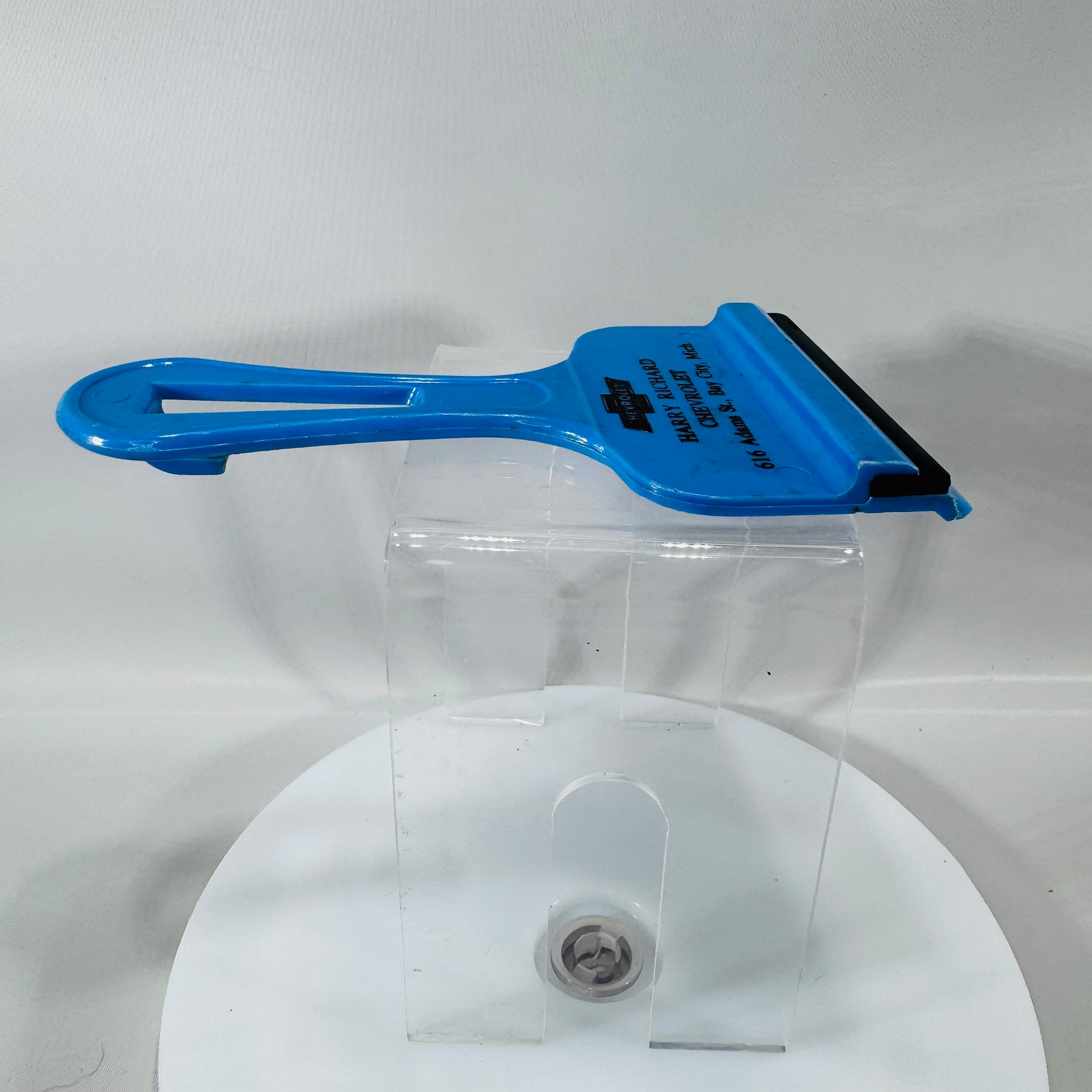 Vintage Chevrolet Dealer Ice Scraper / Squeegee – Harry Richard Chevrolet (Bay City, Michigan)