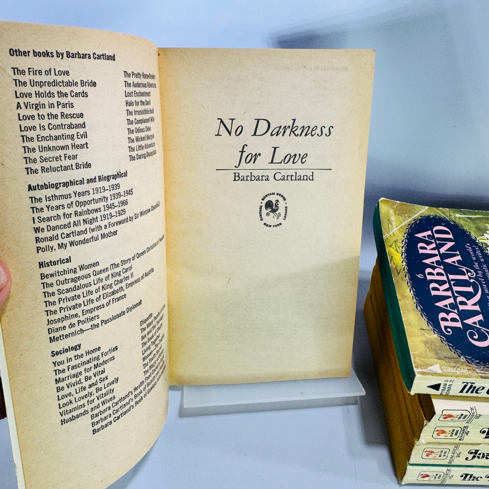Barbara Cartland Vintage Paperback Book Bundle of 6 Romance Novels Pyramid & Bantam 1964–1974