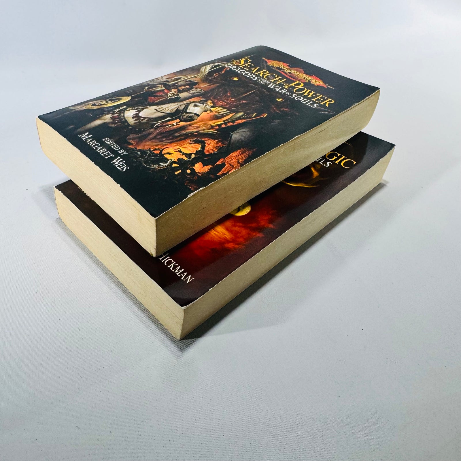 Dragonlance Paperback Bundle Love and War & Tales of Uncle Trapspringer TSR Fantasy Books