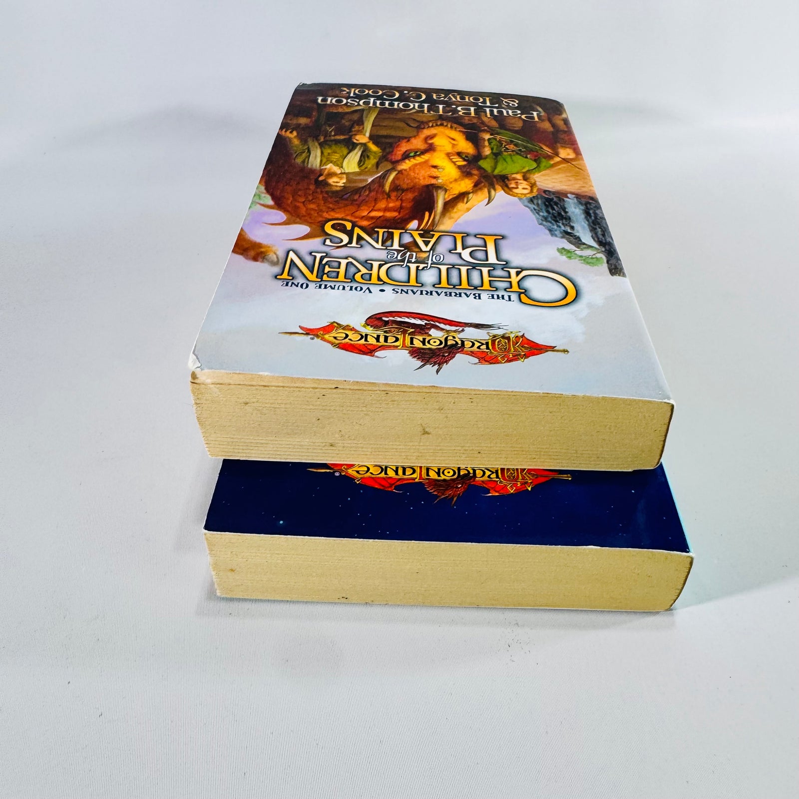 Dragonlance Barbarians Books Bundle Vol 1 & 2 Children of the Plains Brother of the Dragon WOTC Paperbacks
