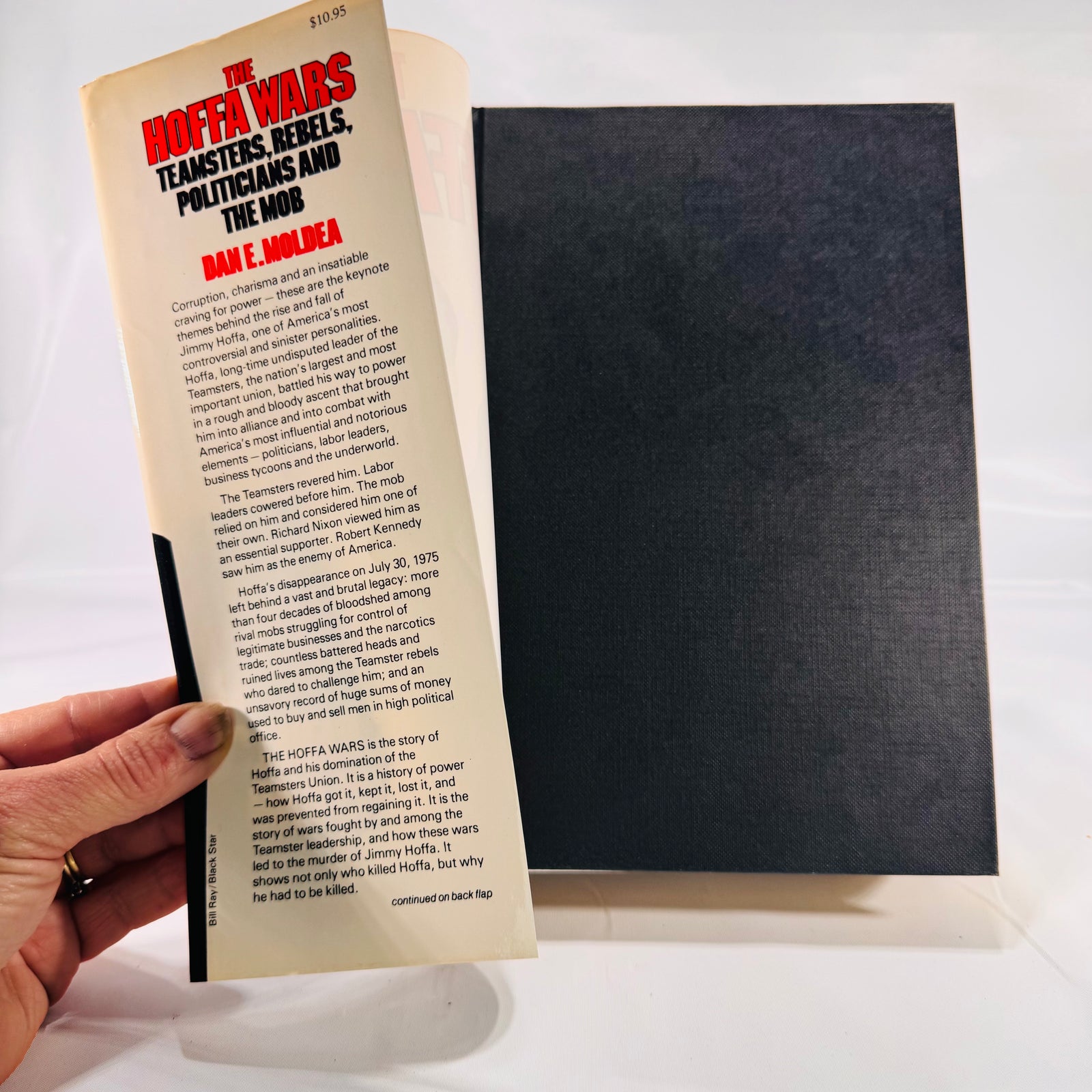 The Hoffa Wars Hardcover Book by Dan E. Moldea – 1978- Illustrated Dust Jacket