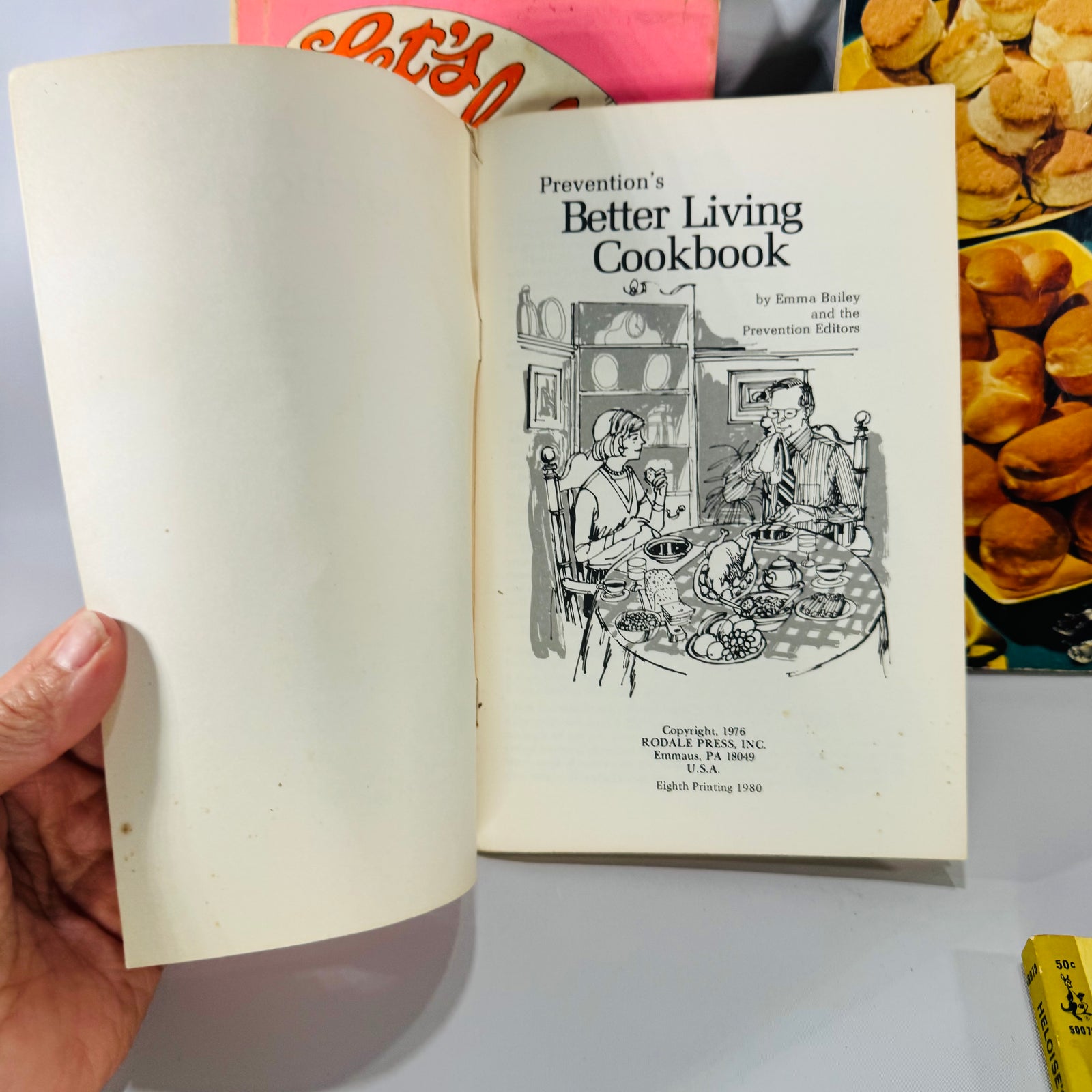 Vintage Cookbook Bundle (4 Books) — Heloise, Pillsbury, Prevention, Jani Gardner (1960s–1980) | Baking + Homemaking, Vintage Cookbooks