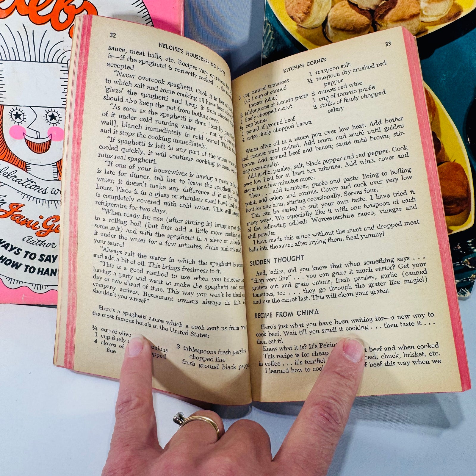 Vintage Cookbook Bundle (4 Books) — Heloise, Pillsbury, Prevention, Jani Gardner (1960s–1980) | Baking + Homemaking, Vintage Cookbooks