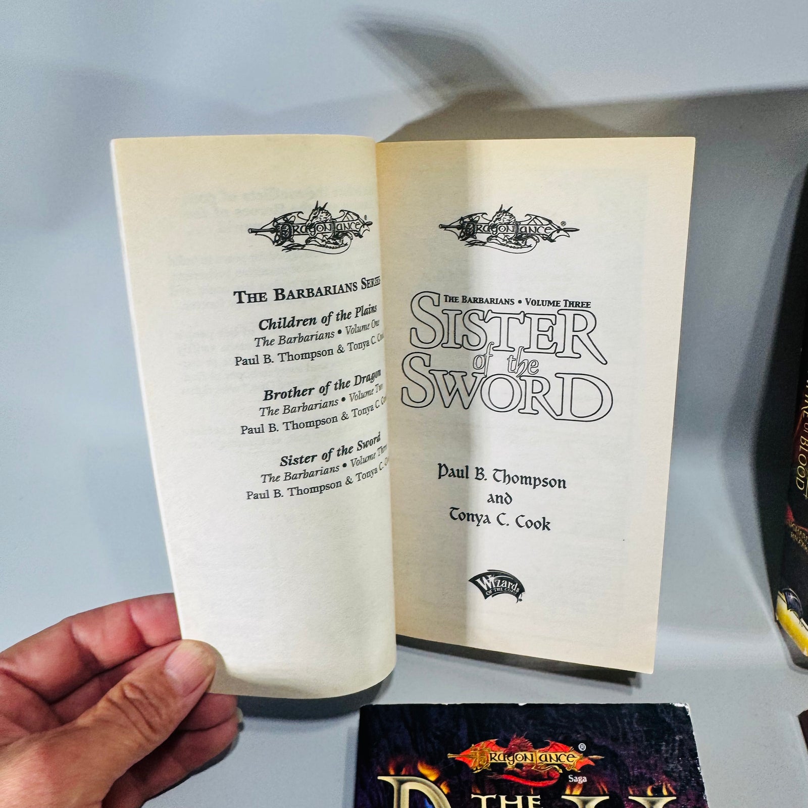 Dragonlance Paperback Book Bundle of 4 Doom Brigade Draconian Measures Empire of Blood Sister of the Sword