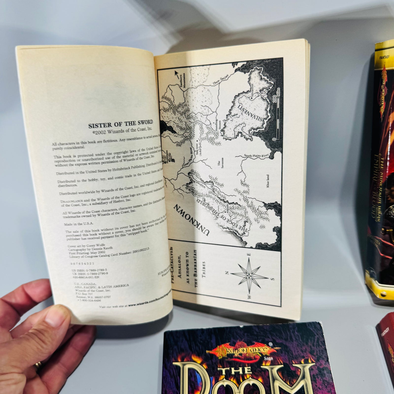Dragonlance Paperback Book Bundle of 4 Doom Brigade Draconian Measures Empire of Blood Sister of the Sword