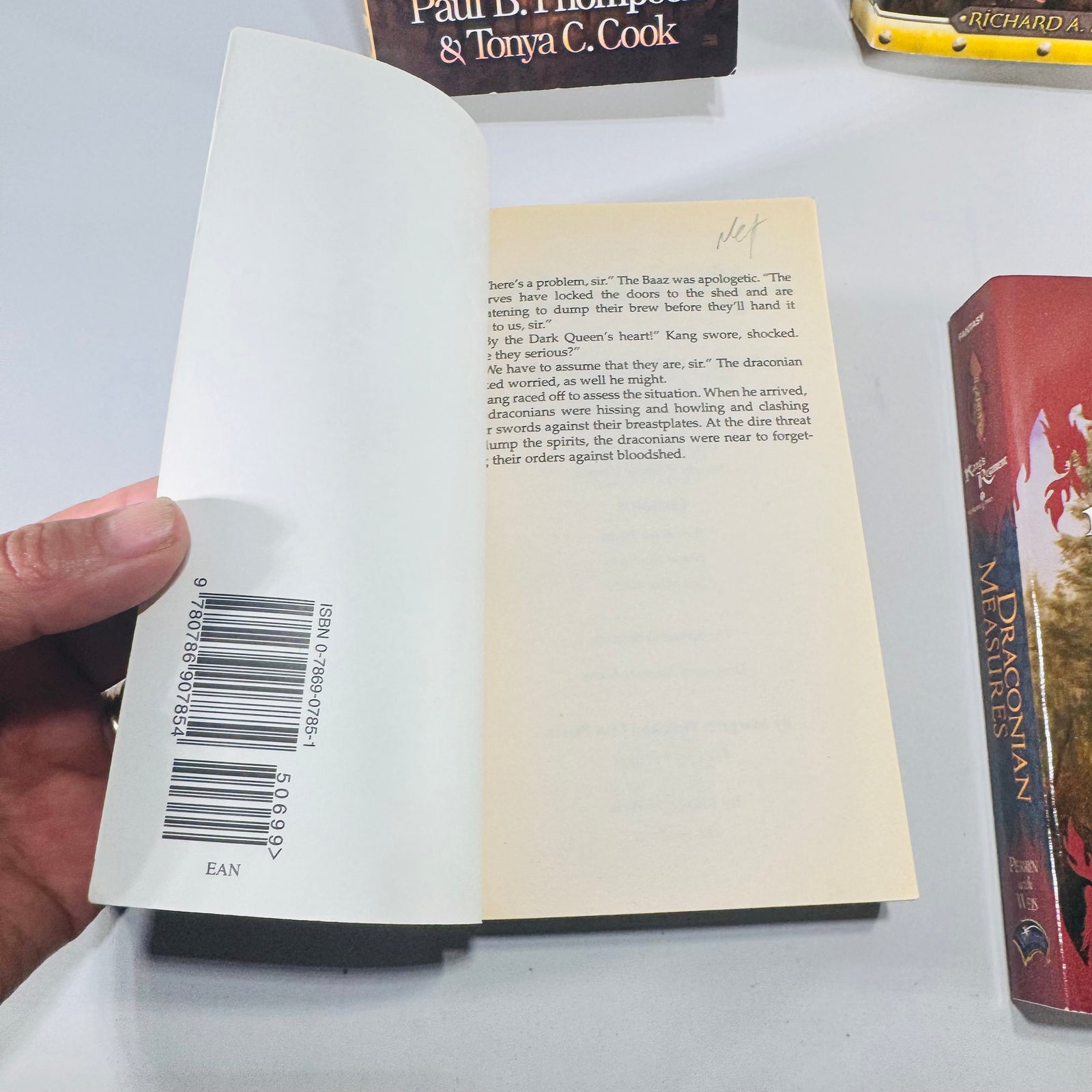 Dragonlance Paperback Book Bundle of 4 Doom Brigade Draconian Measures Empire of Blood Sister of the Sword
