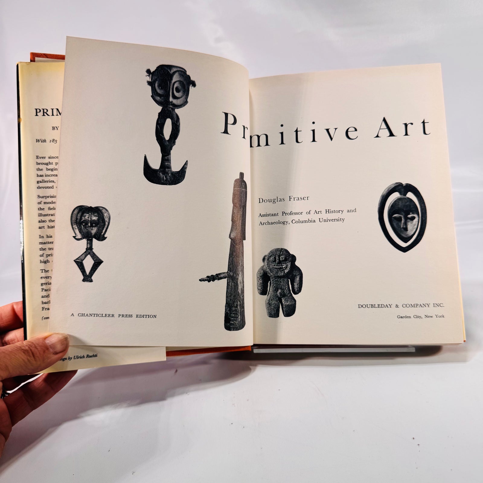 Primitive Art 1962 Douglas Fraser Hardcover Dust Jacket Vintage 183 Plates 59 Color Ethnographic Art Book