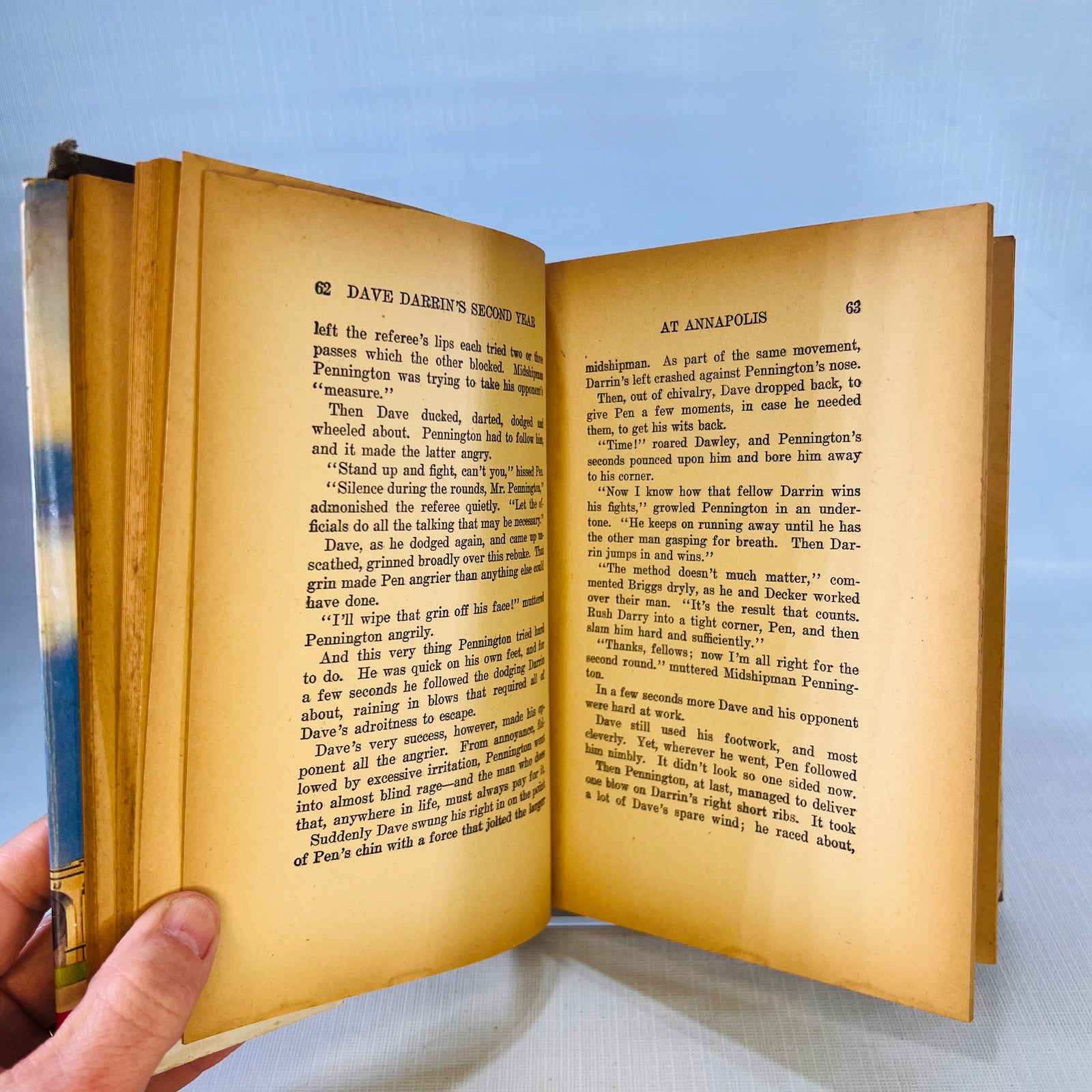 Dave Darrin's First (1910) & Second (1911) Year at Annapolis by H. Irving Hancock The Saalfield Publishing Company