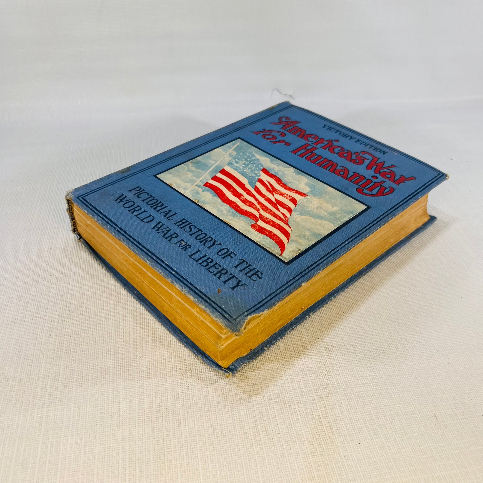 America's Way for Humanity Victory Edition Original 1919 EditionPictorial History of the World War for Liberty by Russell H. Russell 1919