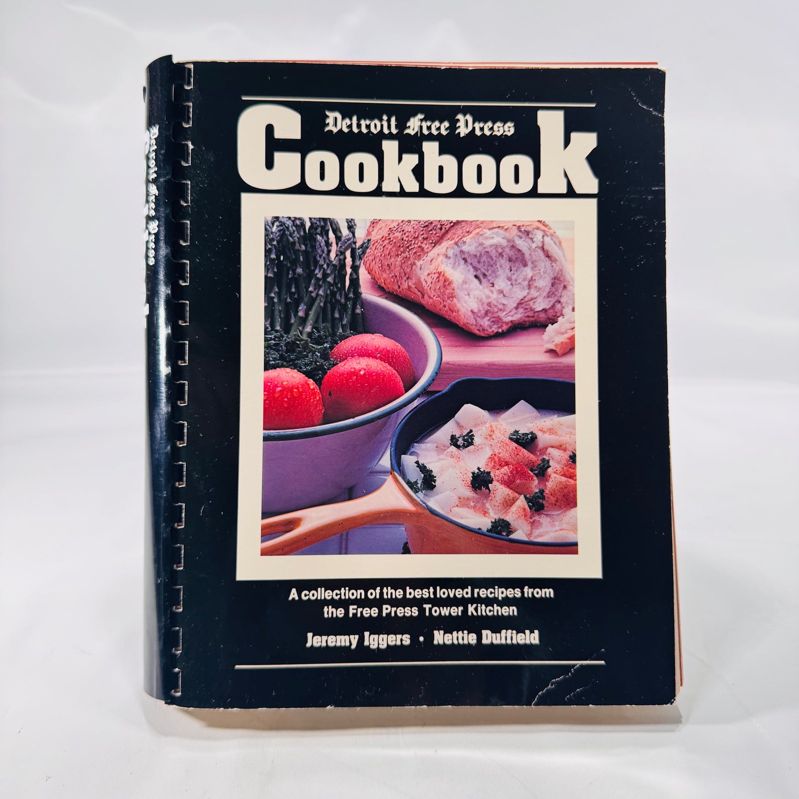 Detroit Free Press Cookbook – Vintage 1984 Spiral-Bound Recipe Collection