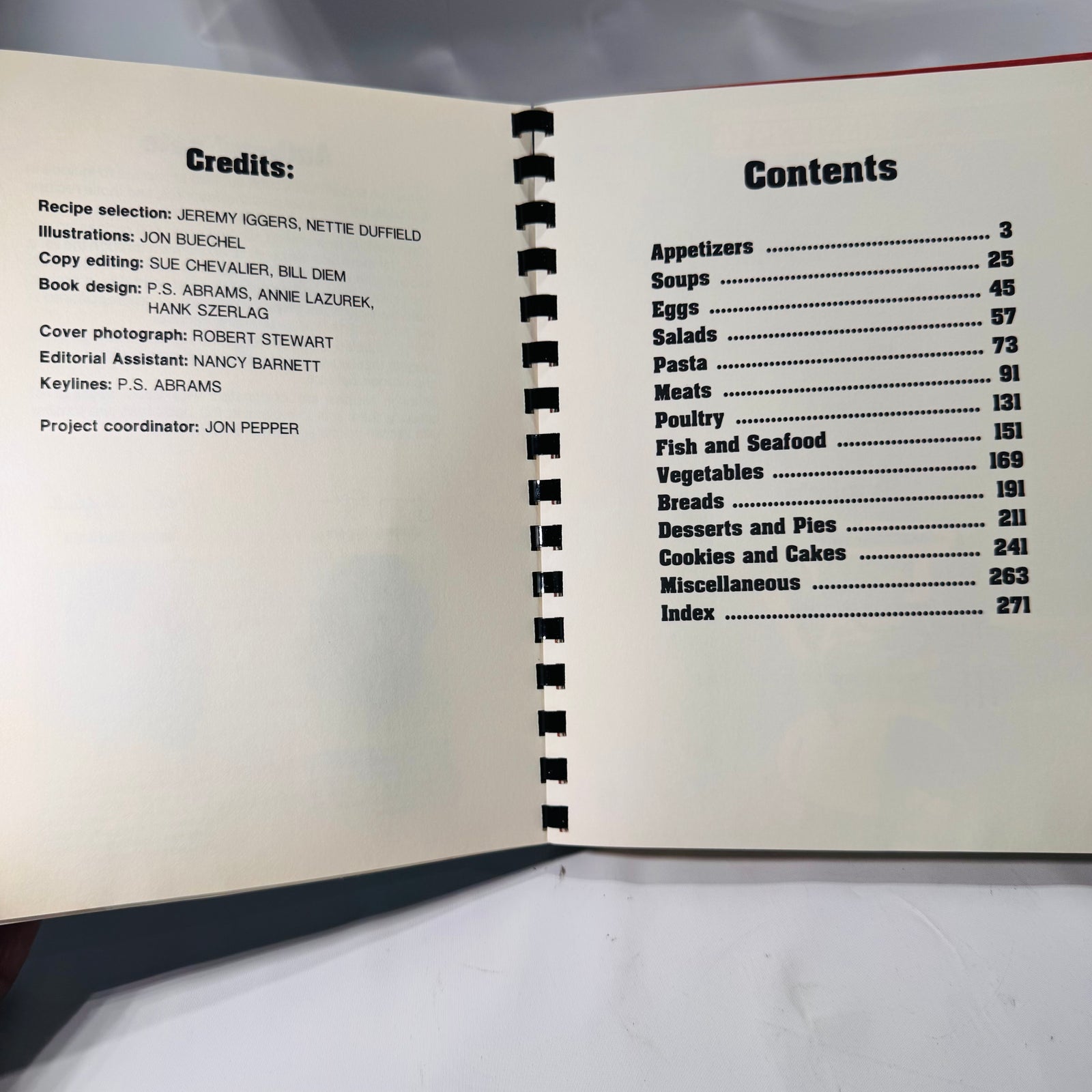 Detroit Free Press Cookbook – Vintage 1984 Spiral-Bound Recipe Collection