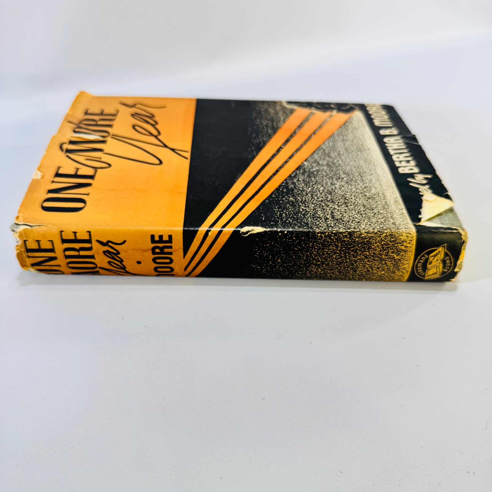 One More Year Bertha B. Moore 1943 Second Edition Christian Novel Hardcover with Dust Jacket