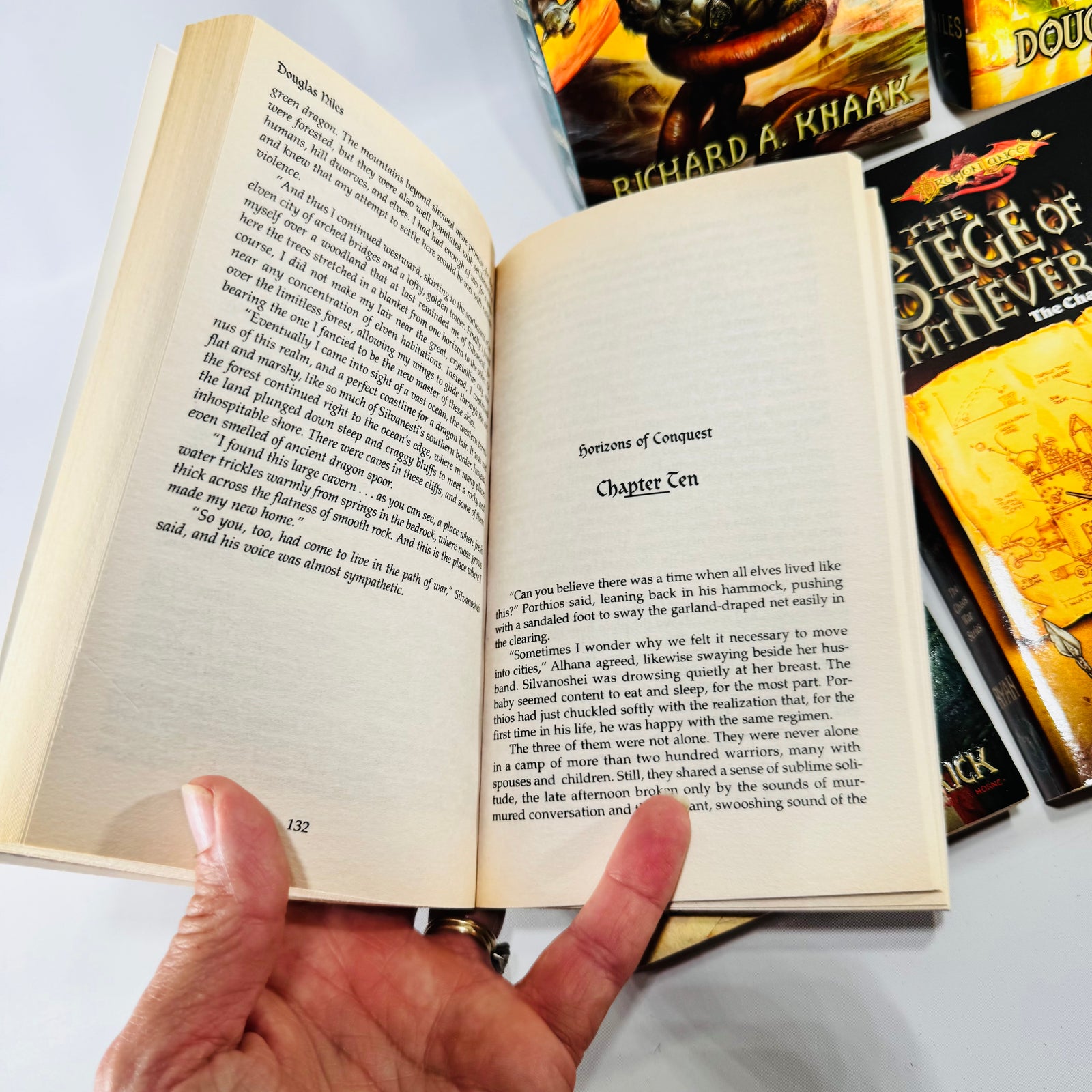 Dragonlance Chaos War Series Paperback Bundle of 5 Douglas Niles Richard A Knaak TSR Wizards of the Coast Fantasy Novels