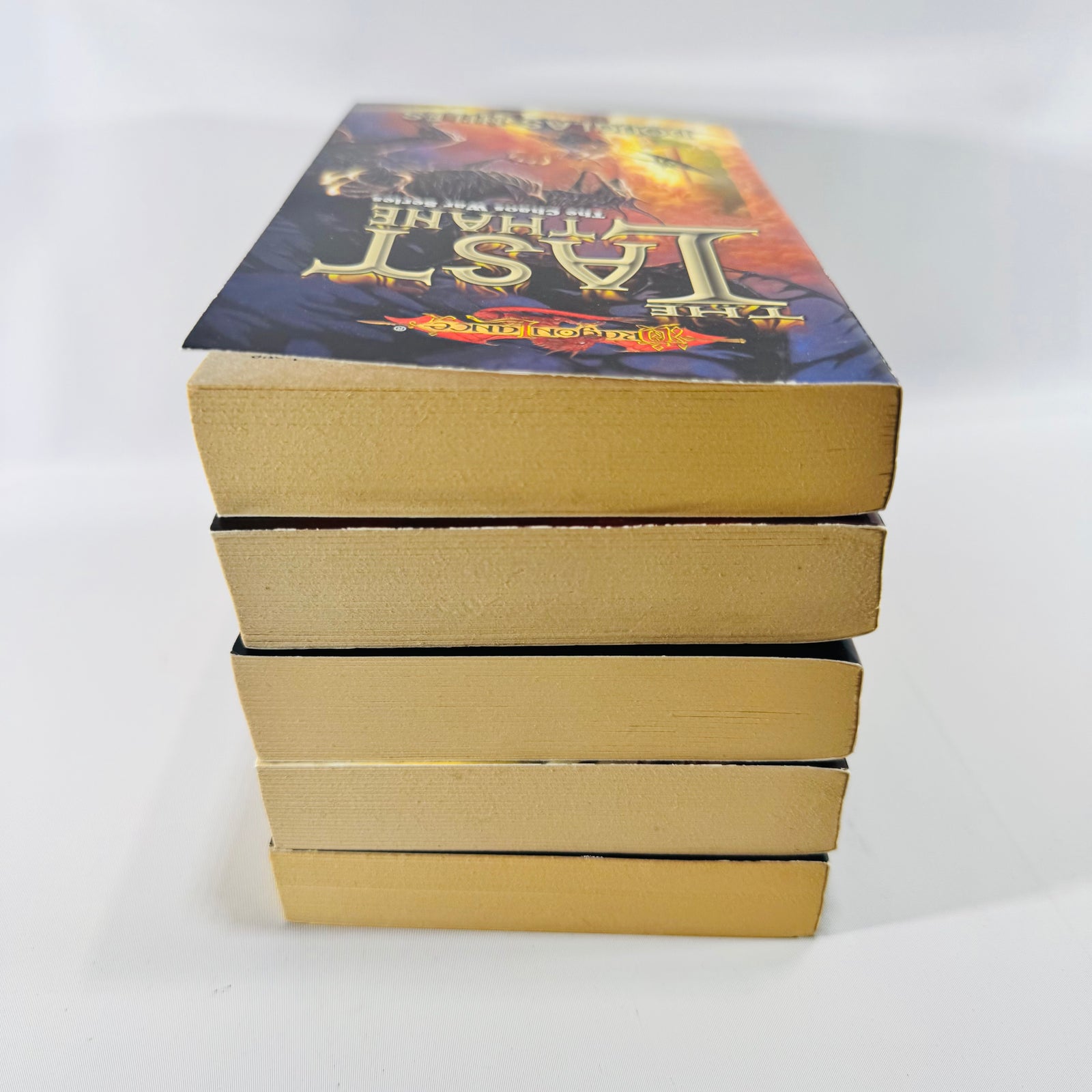Dragonlance Chaos War Series Paperback Bundle of 5 Douglas Niles Richard A Knaak TSR Wizards of the Coast Fantasy Novels