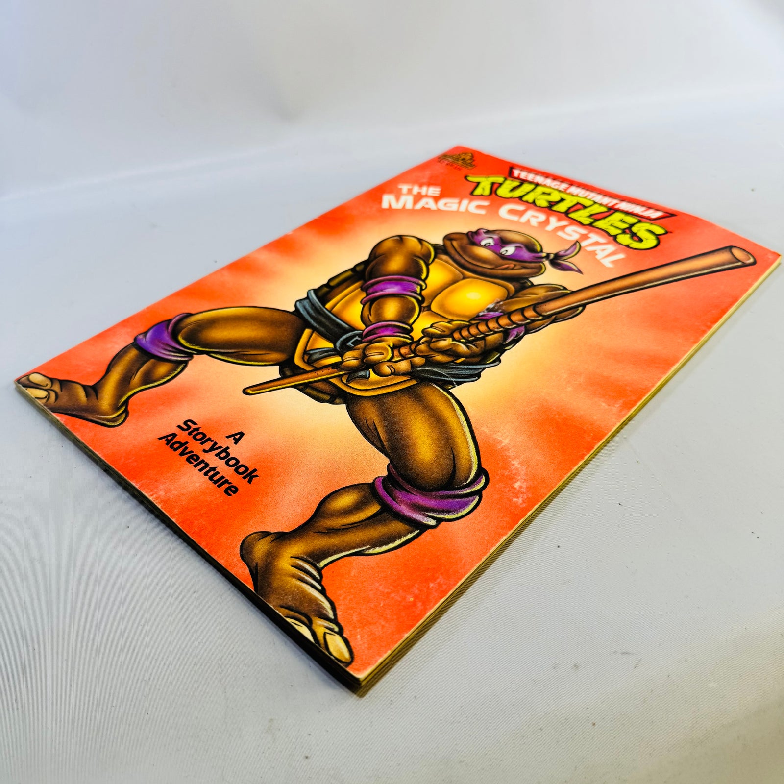 Teenage Mutant Ninja Turtles The Magic Crystal 1990 Vintage Storybook Adventure Paperback Donatello Mirage Studios