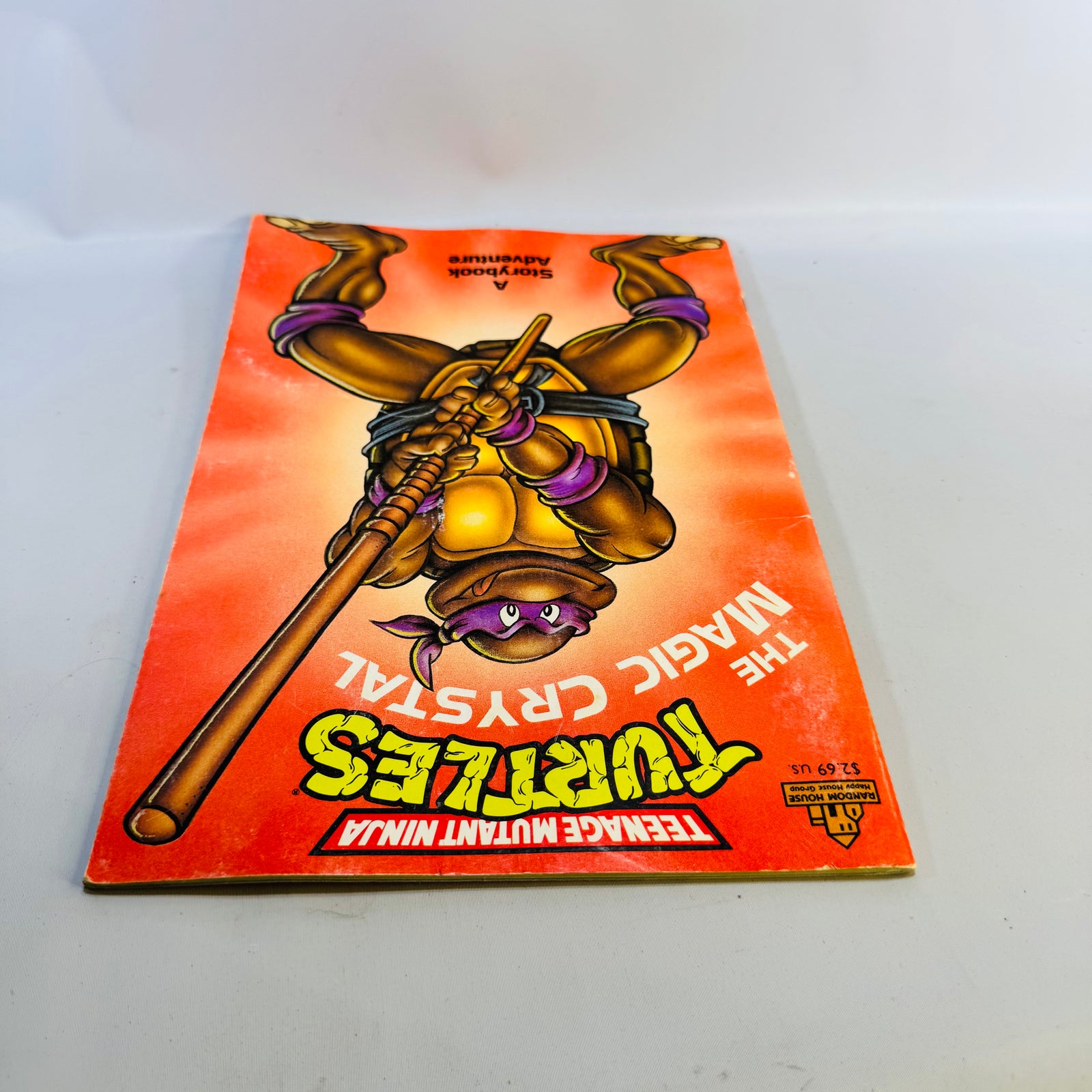 Teenage Mutant Ninja Turtles The Magic Crystal 1990 Vintage Storybook Adventure Paperback Donatello Mirage Studios