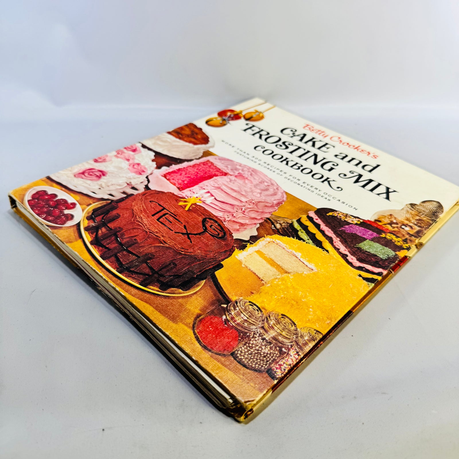 Betty Crocker's Cake and Frosting Mix Cookbook 1966 First Edition First Printing Golden Press Vintage Hardcover