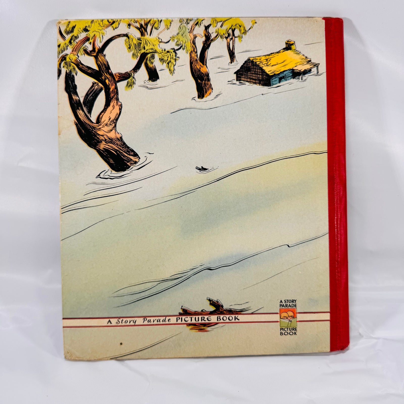 High Water in Arkansas Vintage 1938 Story Parade Picture Book by Charles J. Finger – Illustrated by Henry C. Pitz – Southern Flood Adventure