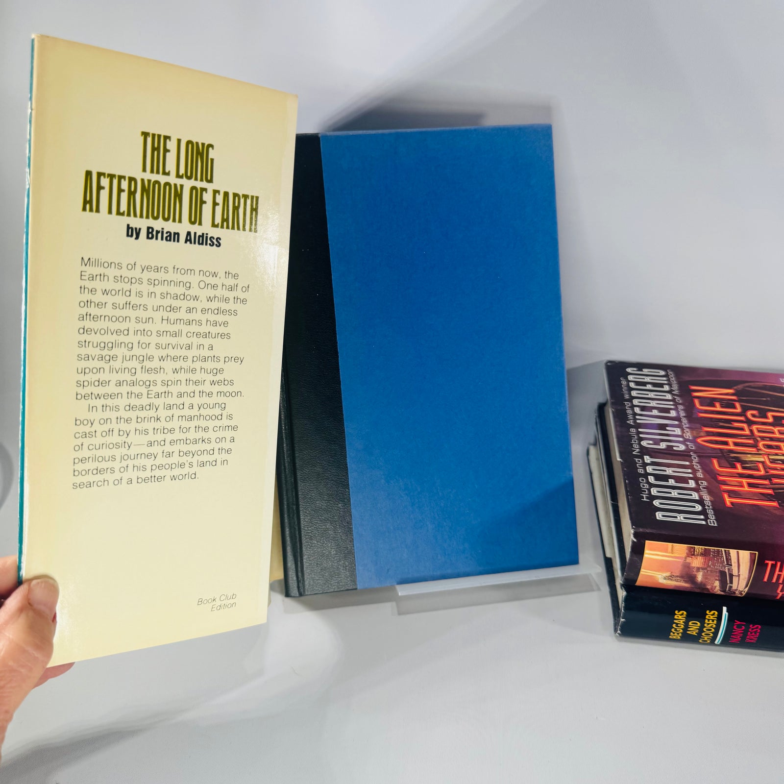 Classic Sci-Fi Hardcover Bundle (3 Books) — Silverberg The Alien Years + Nancy Kress Beggars & Choosers + Brian Aldiss The Long Afternoon of Earth