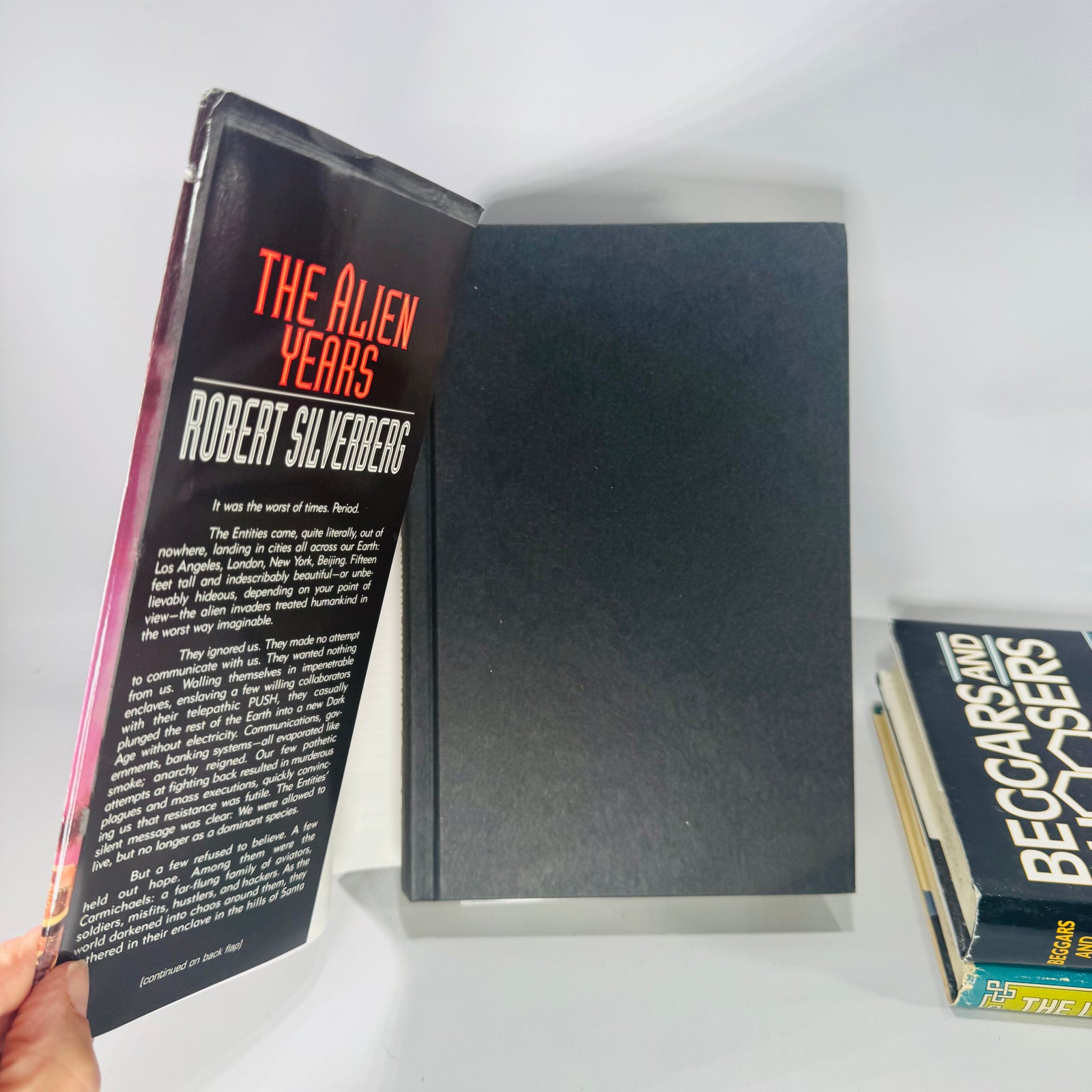 Classic Sci-Fi Hardcover Bundle (3 Books) — Silverberg The Alien Years + Nancy Kress Beggars & Choosers + Brian Aldiss The Long Afternoon of Earth