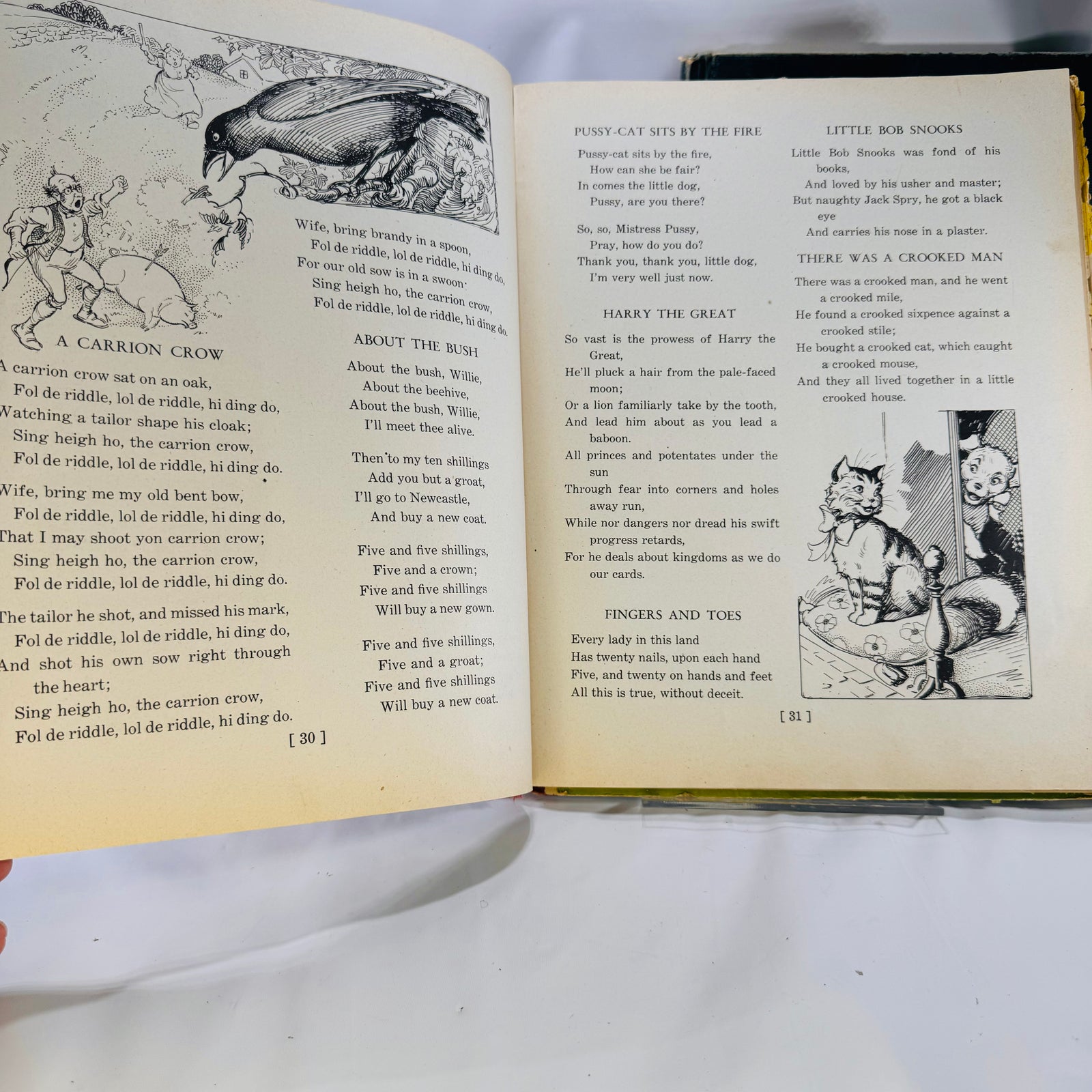 Two Vintage Mother Goose Books includes Mother Goose 1941 & The Real Mother Goose 1944