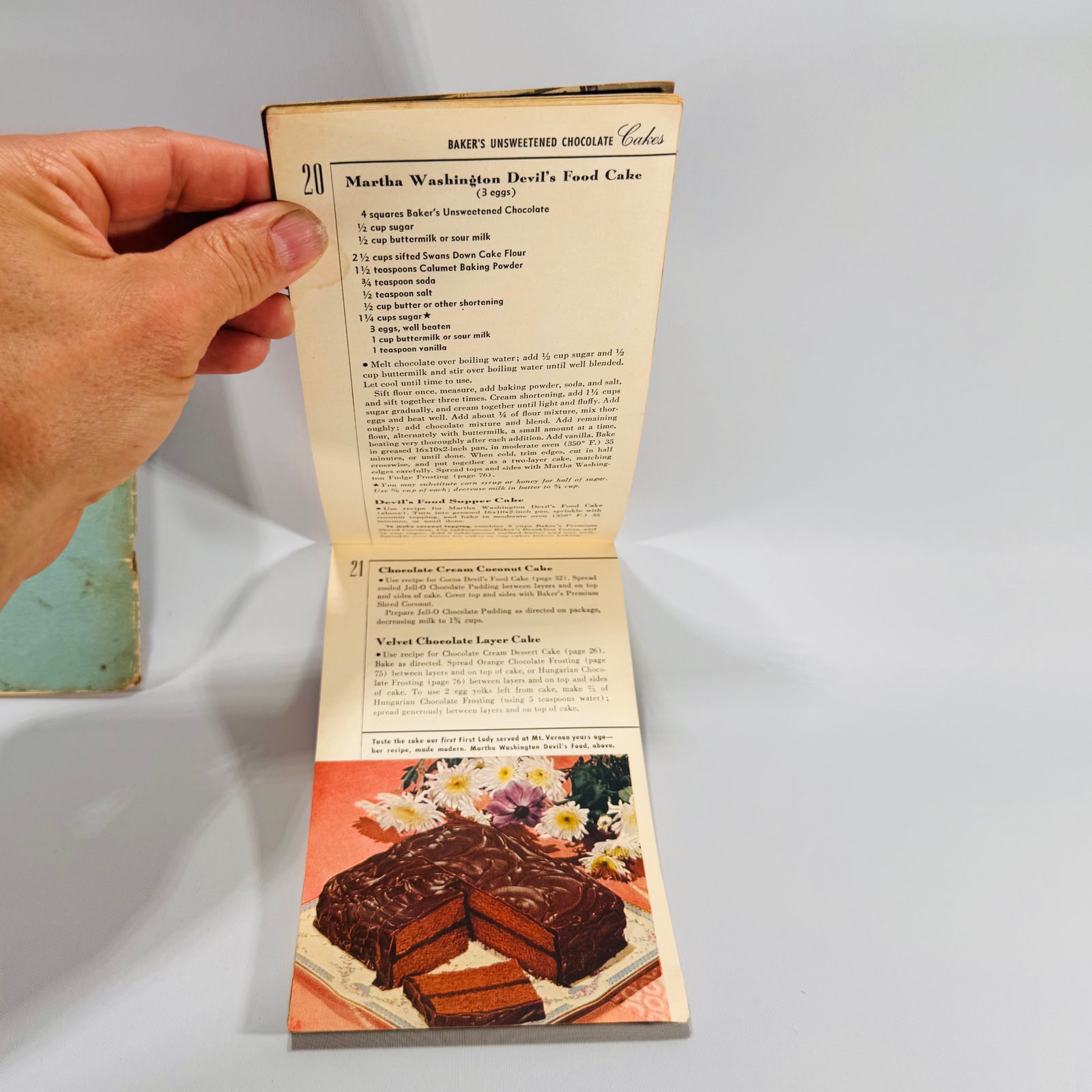 Chocolate-Lover’s Collectible: Two Vintage Baker's Chocolate Recipe Booklets