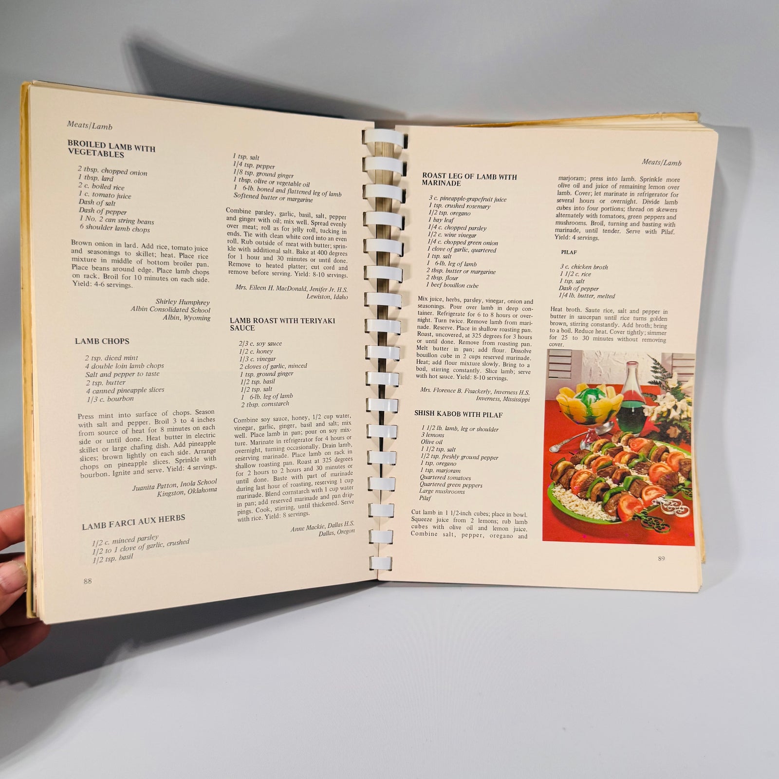 The Favorite Recipes of Home Economics Teachers Cookbook (1970) | 900 Recipes | Vintage Spiral-Bound Community Cookbook