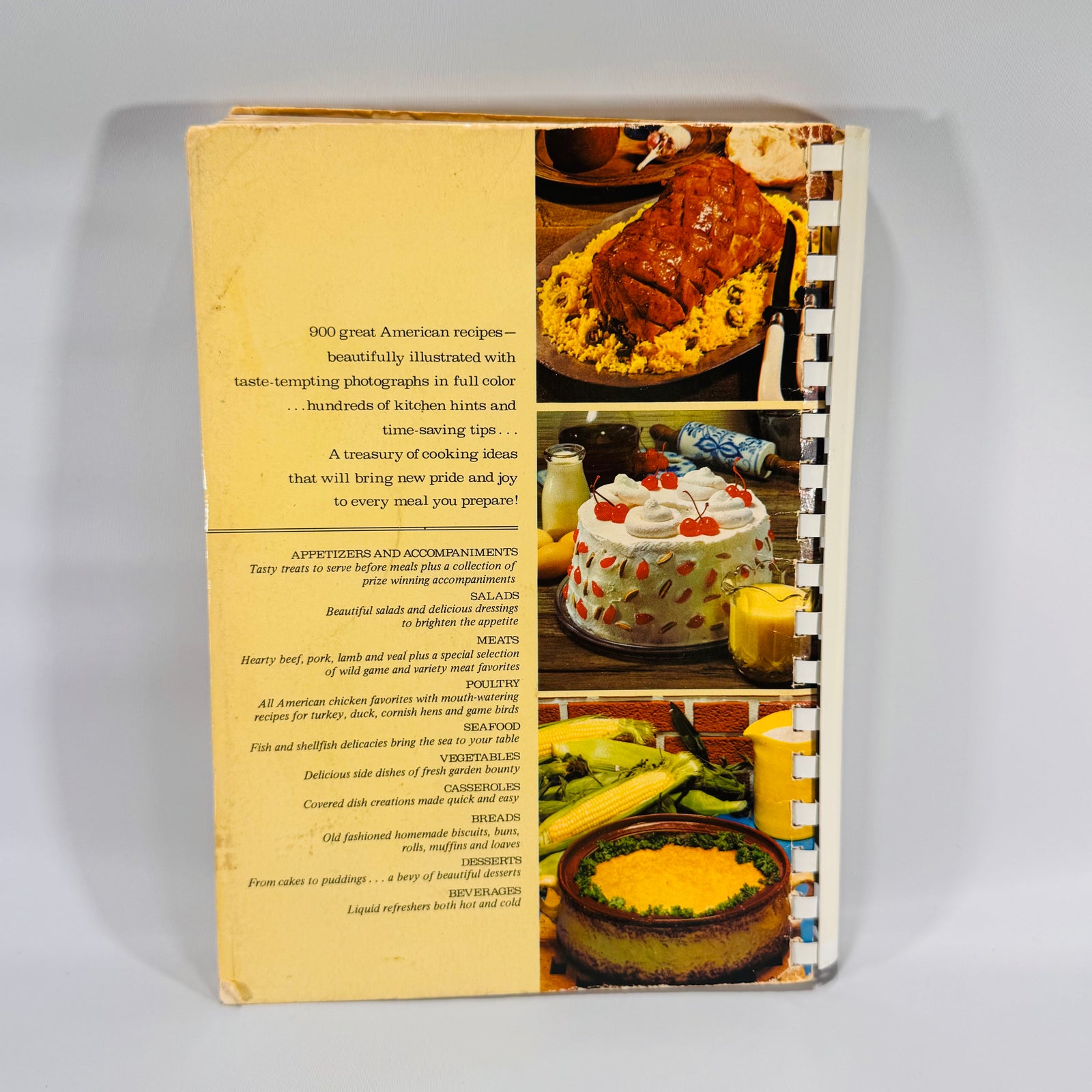 The Favorite Recipes of Home Economics Teachers Cookbook (1970) | 900 Recipes | Vintage Spiral-Bound Community Cookbook