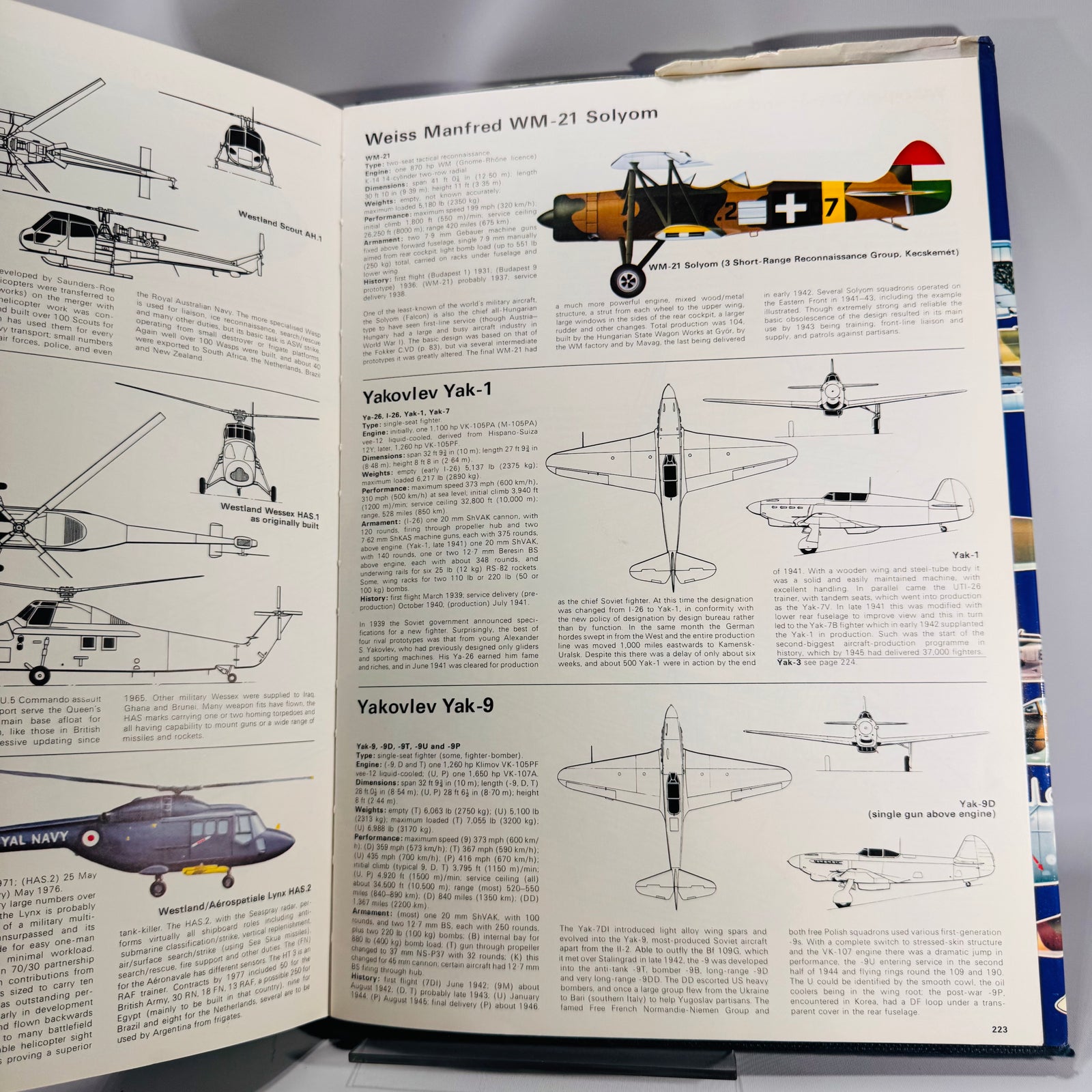 Aircraft Encyclopedia by Bill Gunston (1978, 3rd Impression) | Military Aviation Reference | WWI to Modern Warplanes | Illustrated HC