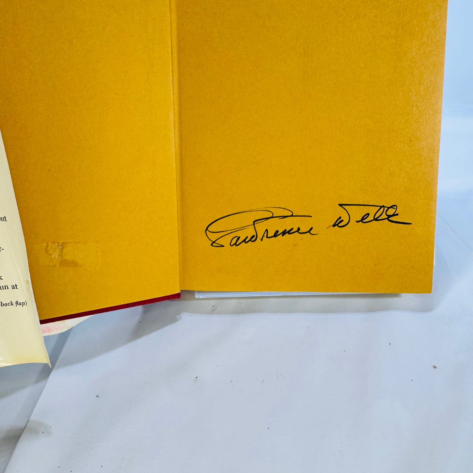 Lawrence Welk signature on the yellow front endpaper, not verified