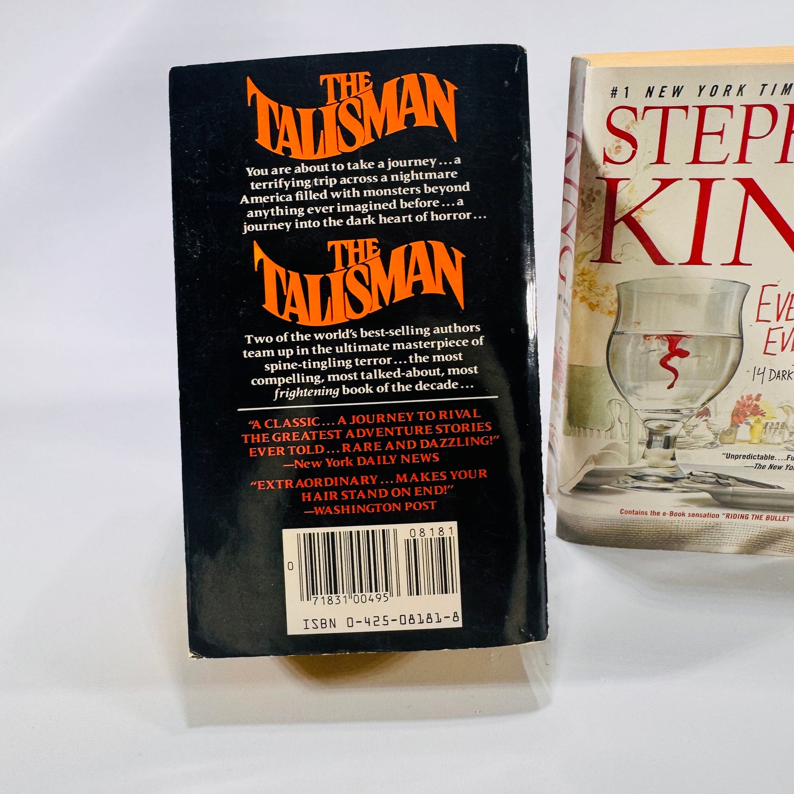 Two Stephen King Horror Paperbacks – The Talisman & Everything’s Eventual | Vintage Thriller Book Set