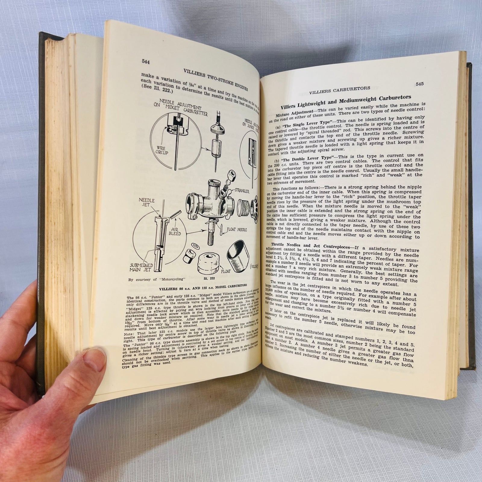 Modern Motorcycle Mechanics by J.B. Nicholson Fourth Edition 1953 Nicholson Brothers