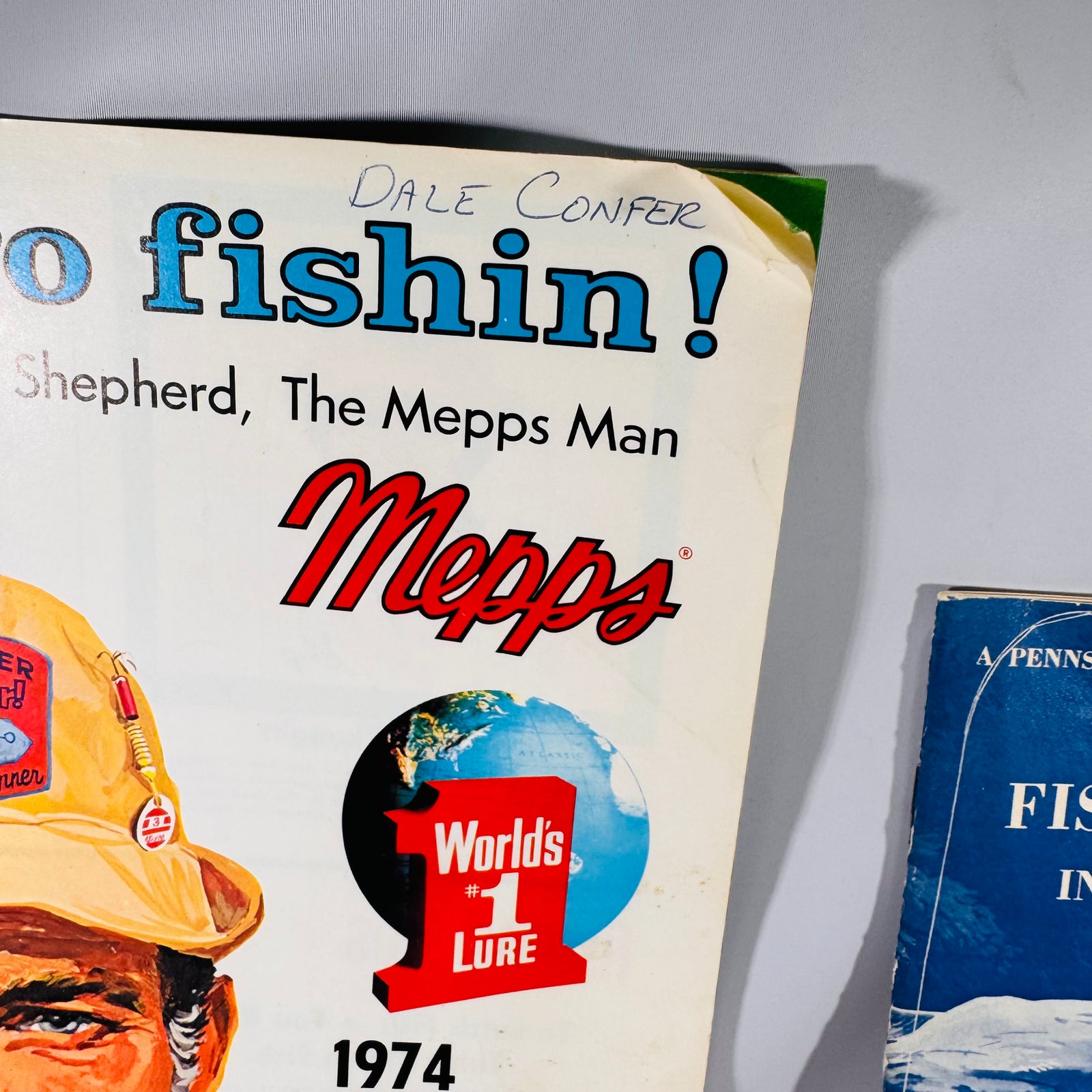 Let’s Go Fishin’! 1974 Fisherman’s Guide by Mepps + Fishing in Pennsylvania Booklet | Vintage Lure Catalog & Regional Guide Set
