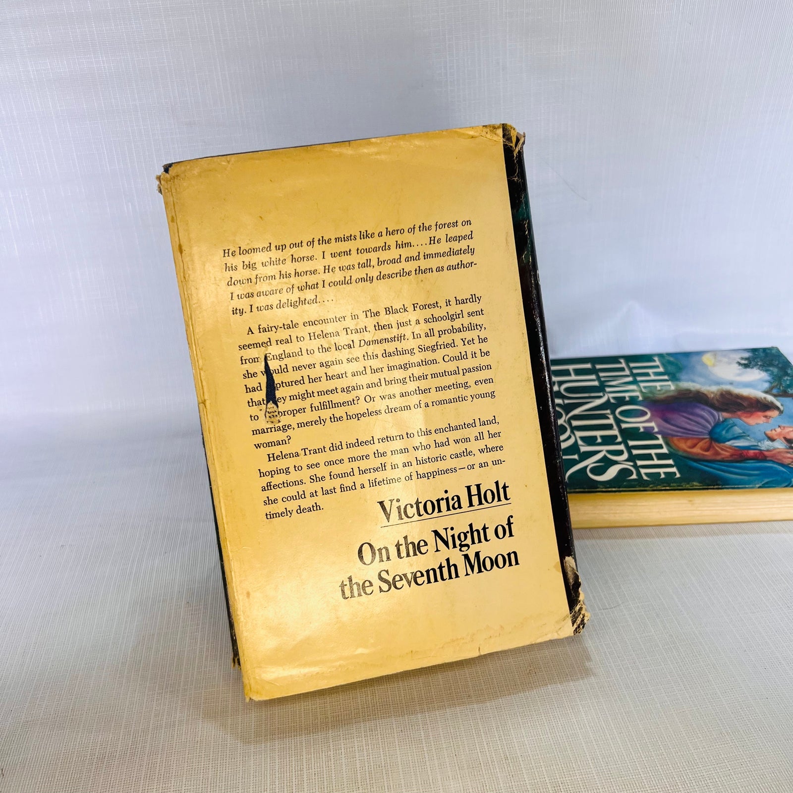 Two Victoria Holt Vintage Books: On The Night of the Seventh Moon 1972 The Time of the Hunters Moon 1983 Double Day & Co
