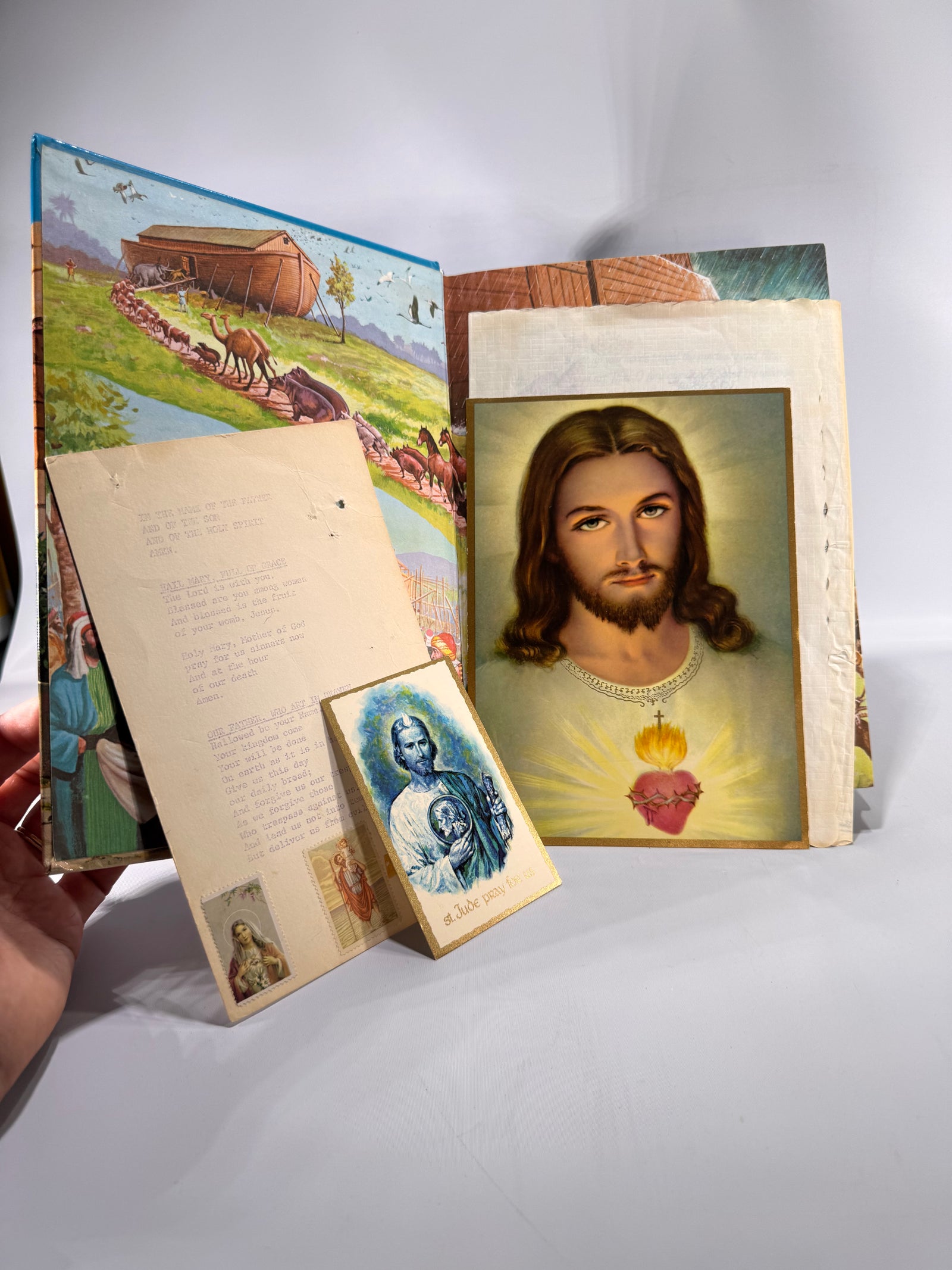 The Bible Story, Volume 1 by Arthur S. Maxwell (1974, 28th Printing) | Illustrated Christian Book with Religious Ephemera | Religious Education