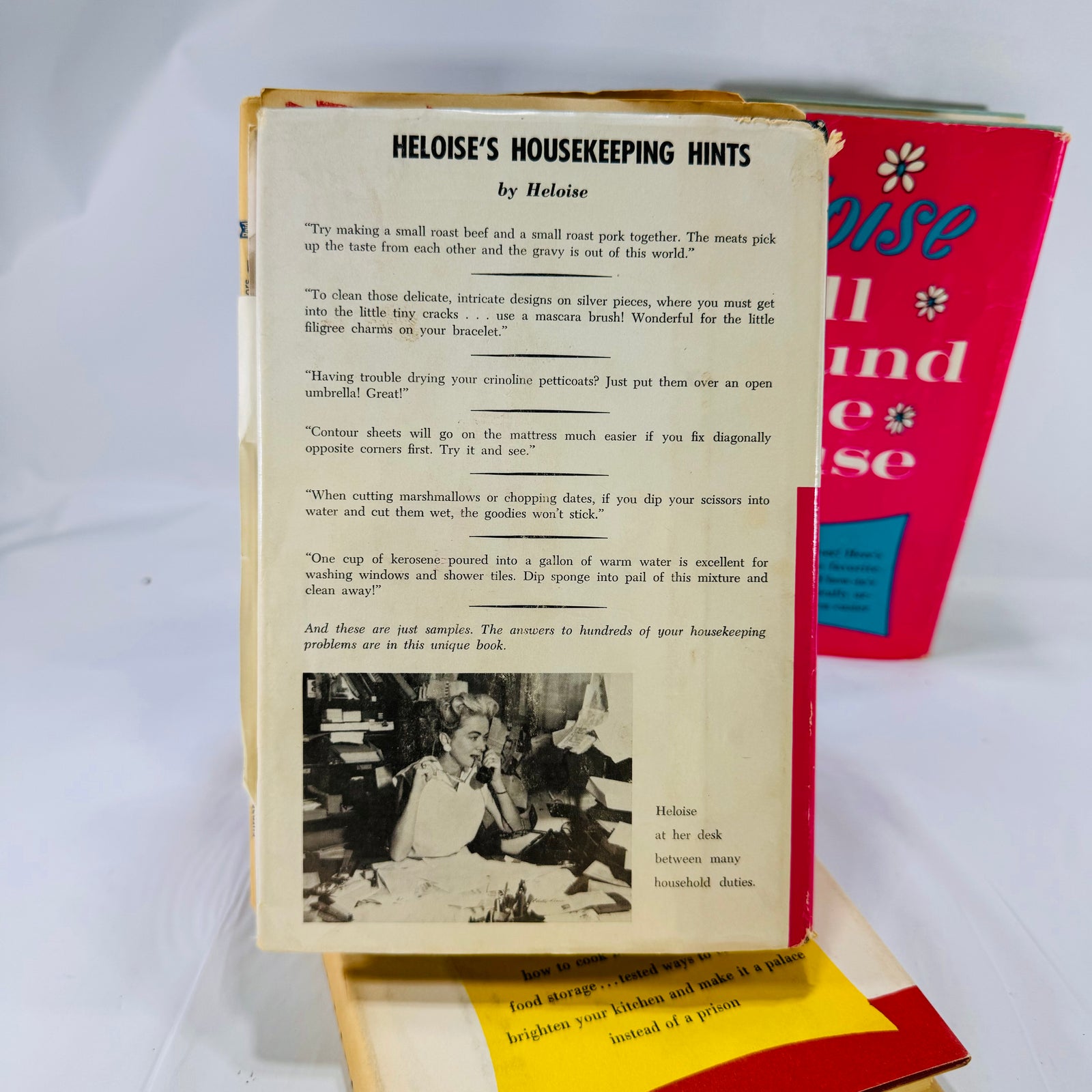 Three Heloise's Books: Kitchen, Housekeeping Hints and All Around the House by Heloise Prentice-Hall Inc