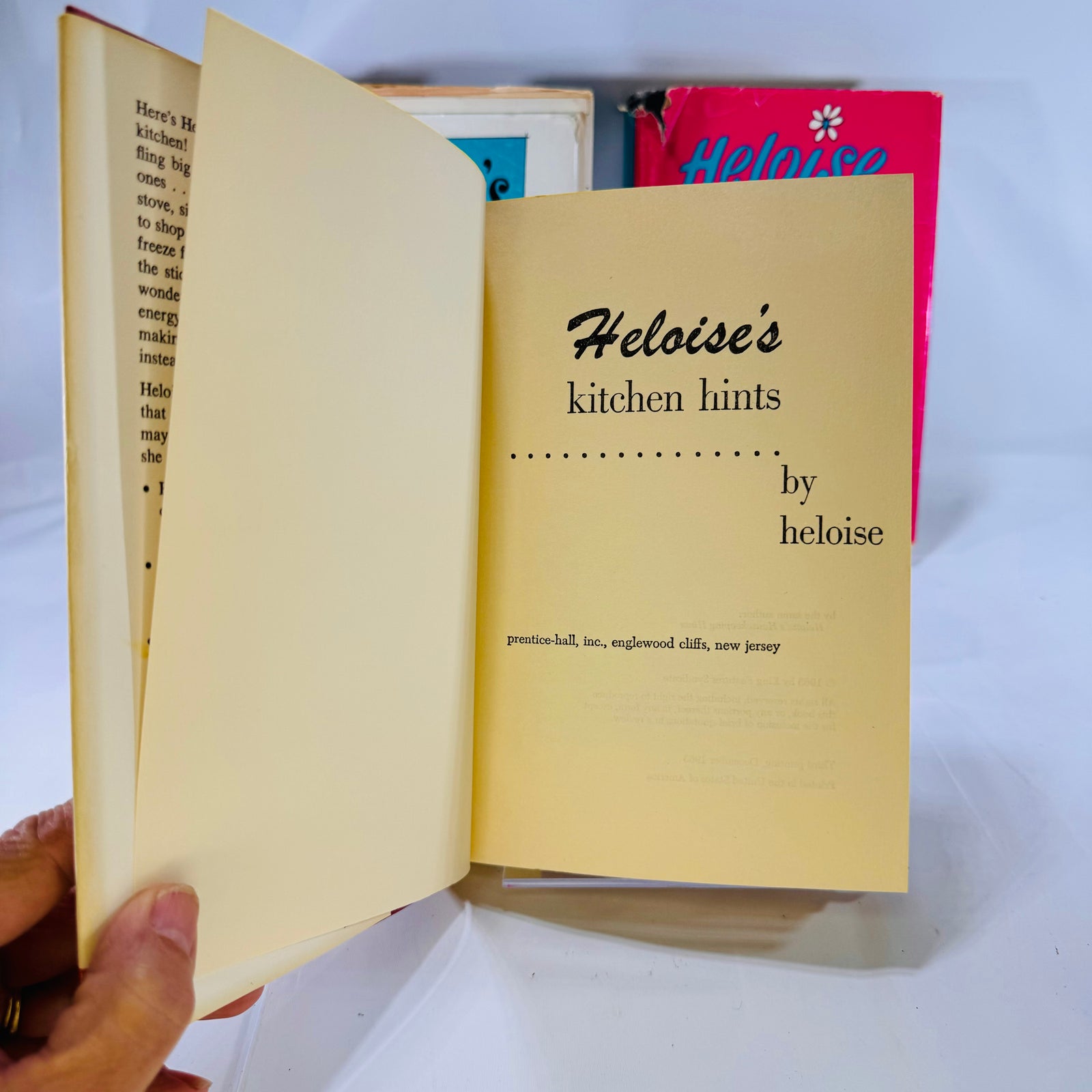 Three Heloise's Books: Kitchen, Housekeeping Hints and All Around the House by Heloise Prentice-Hall Inc