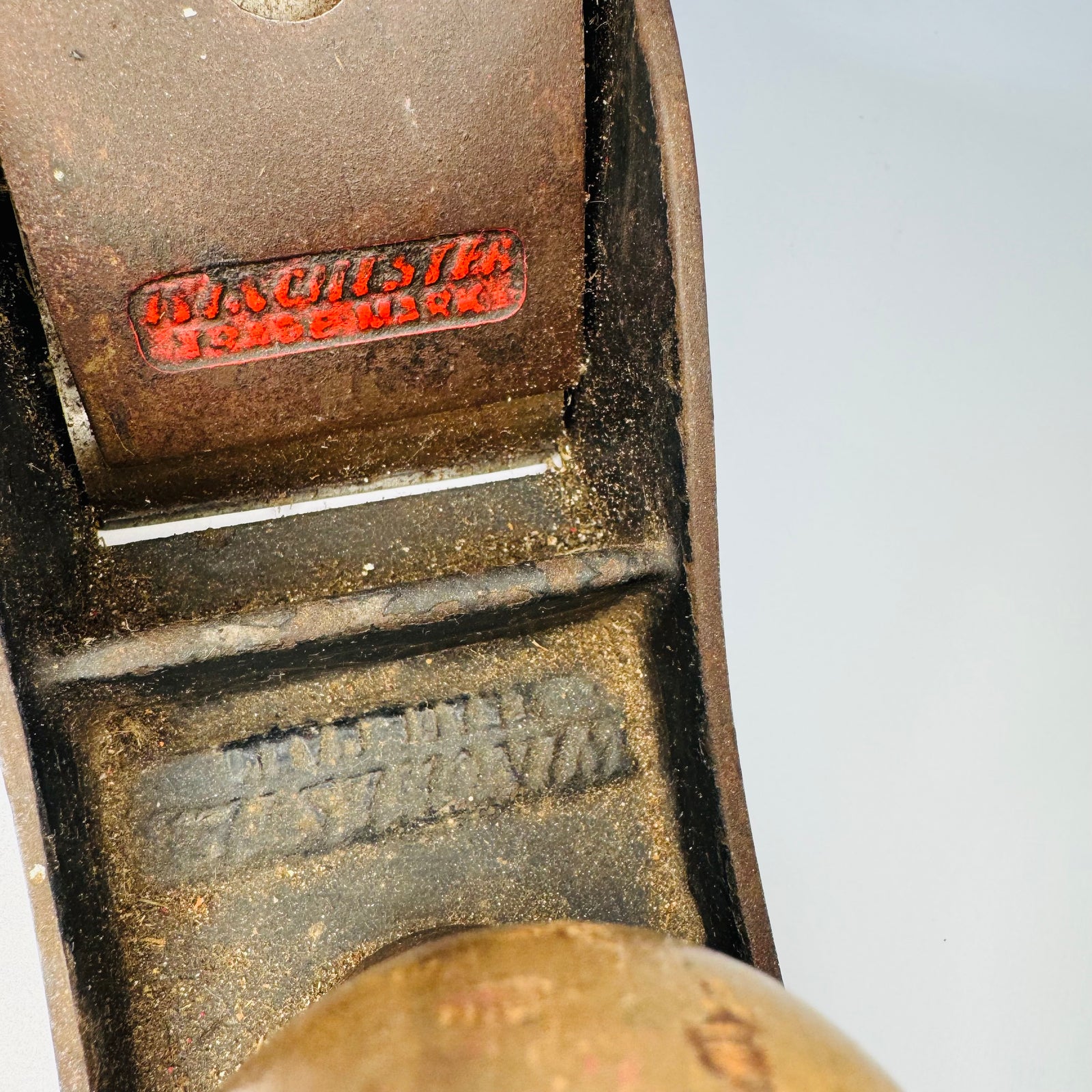 Vintage Winchester No. 3010 Jack Plane | Iron Body Wood Handles | Red Winchester Lever Cap | Antique Woodworking Hand Plane