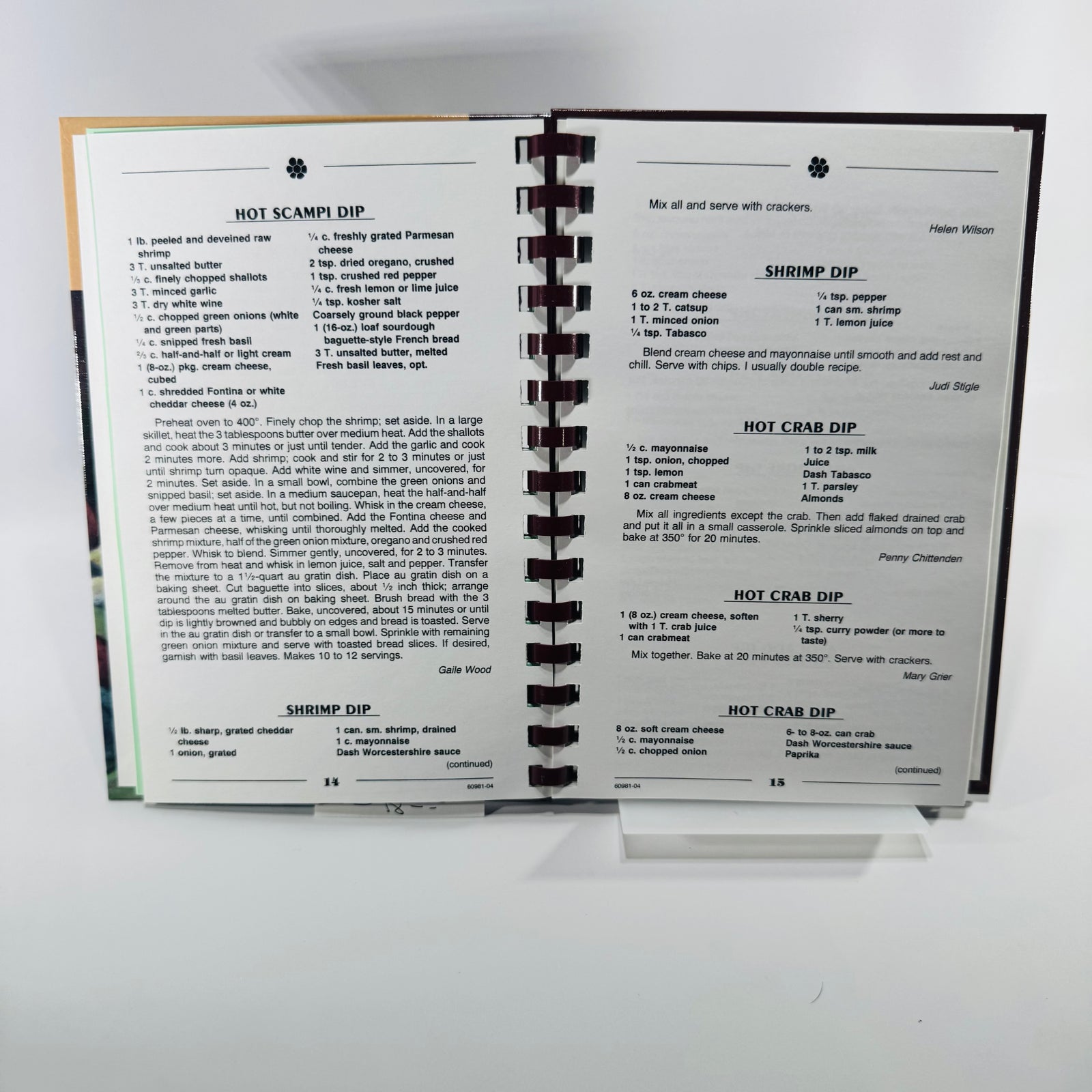 Tasteful Treasures Madison Winter Club 2004 Morris Press Community Cookbook
