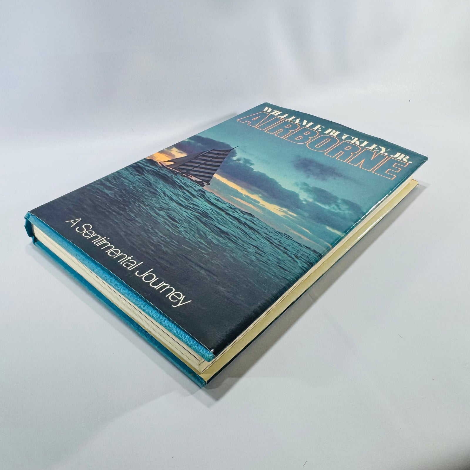 Airborne: A Sentimental Journey by William F. Buckley, Jr. 1976 Macmillan Hardcover Third Printing