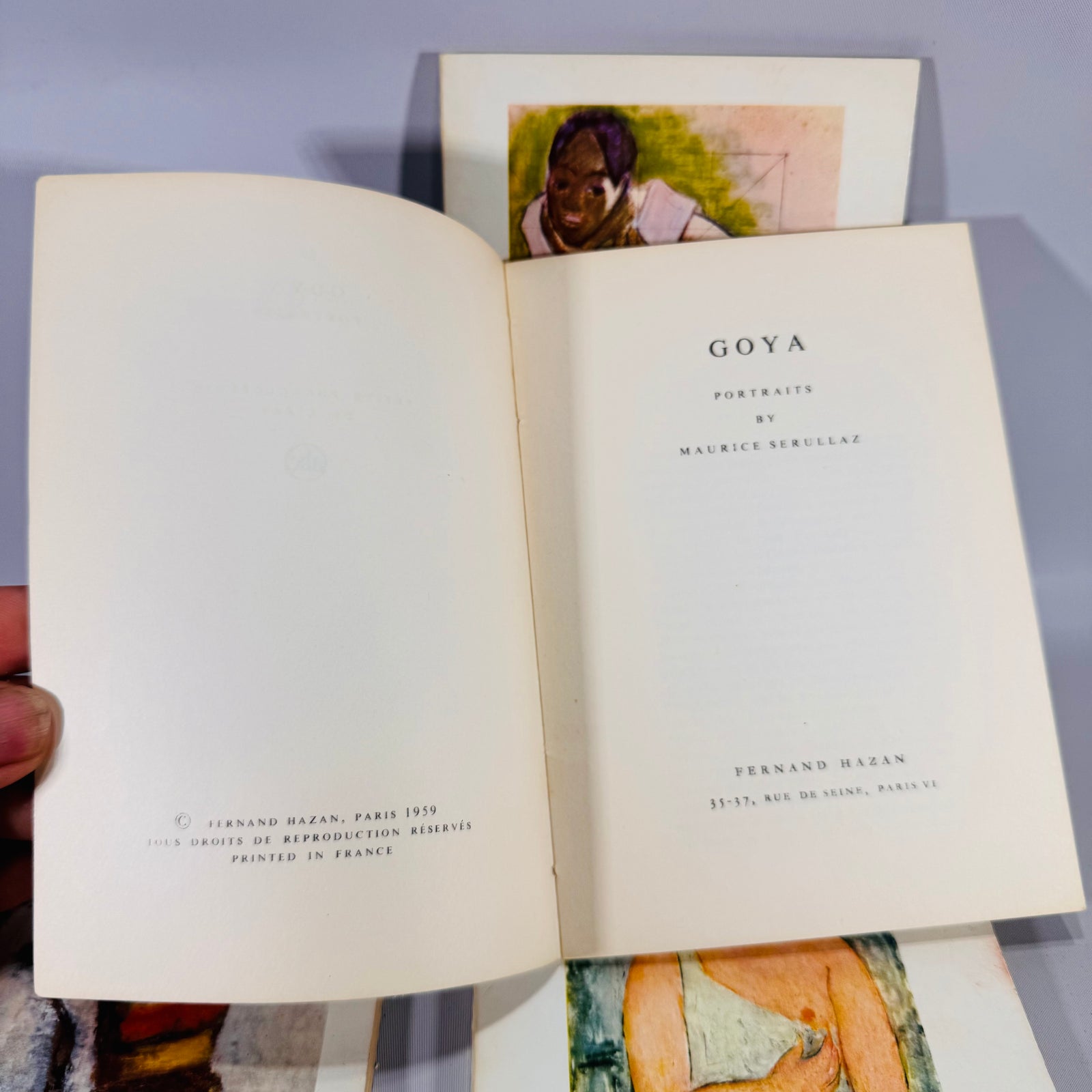 Fernand Hazan Vintage Art Book Set – Goya, Gauguin, Degas, Modigliani (1958–59)