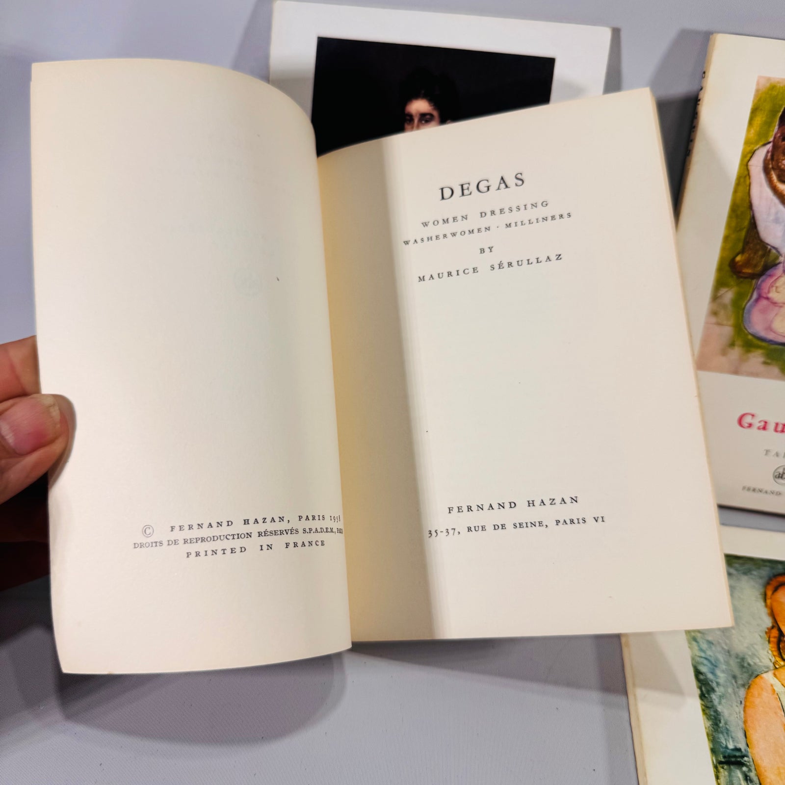 Fernand Hazan Vintage Art Book Set – Goya, Gauguin, Degas, Modigliani (1958–59)